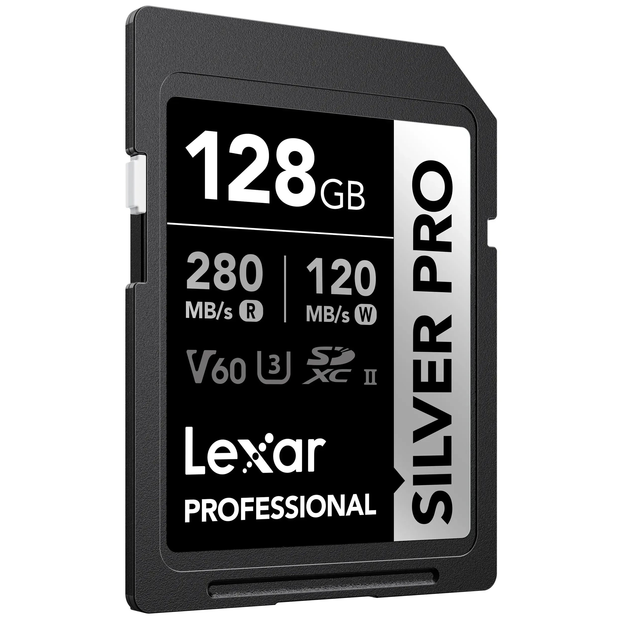 כרטיס זיכרון 128GB Lexar® Professional SILVER PRO SDXC™ UHS-II