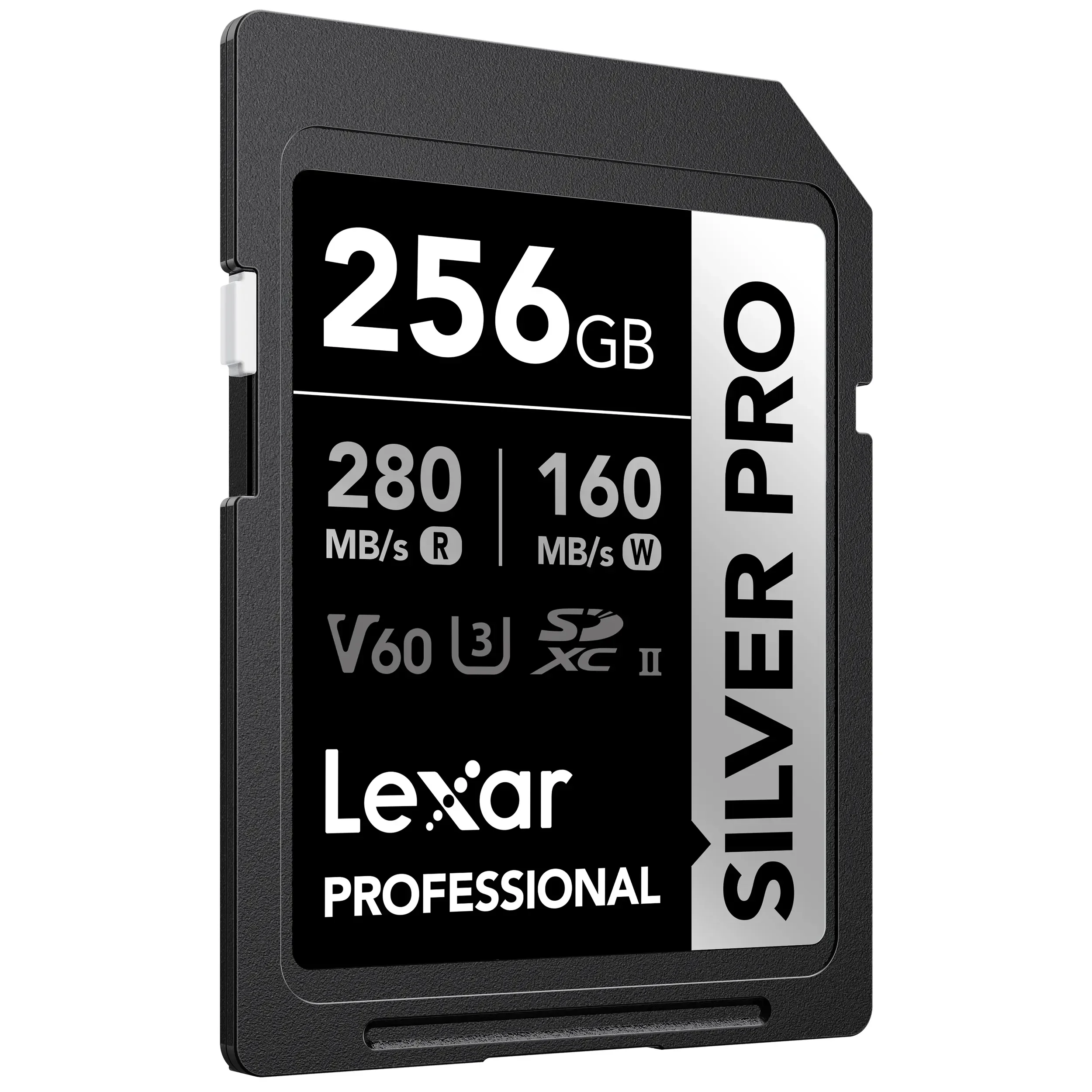 כרטיס זיכרון 256GB Lexar® Professional SILVER PRO SDXC™ UHS-II