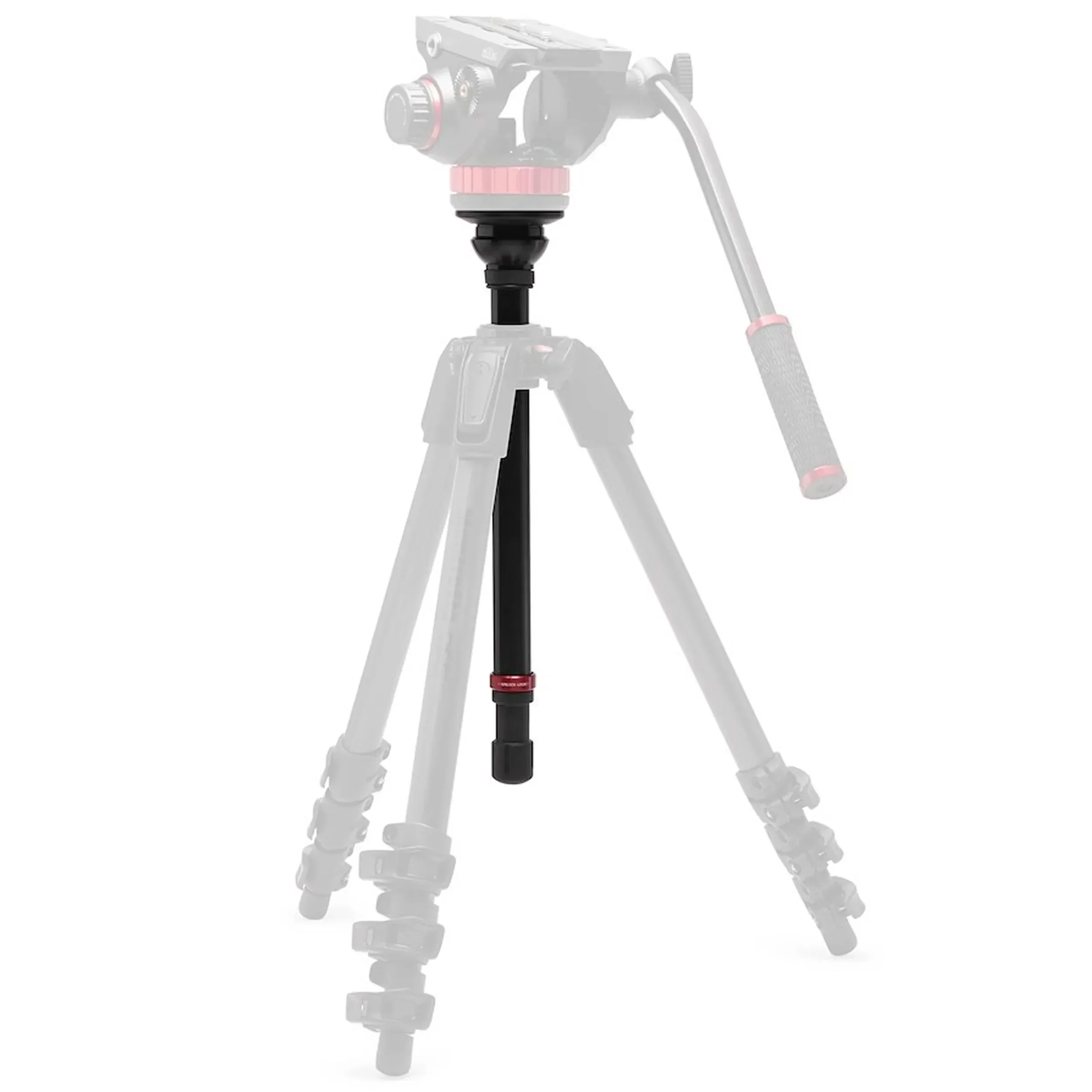 קיט חצובת וידאו סיבי פחמן Manfrotto ראש 502 ורגליים 055