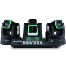 באנדל 3 מצלמות X5 Ultra ובקר שליטה BirdDog KBD-צבע שחור