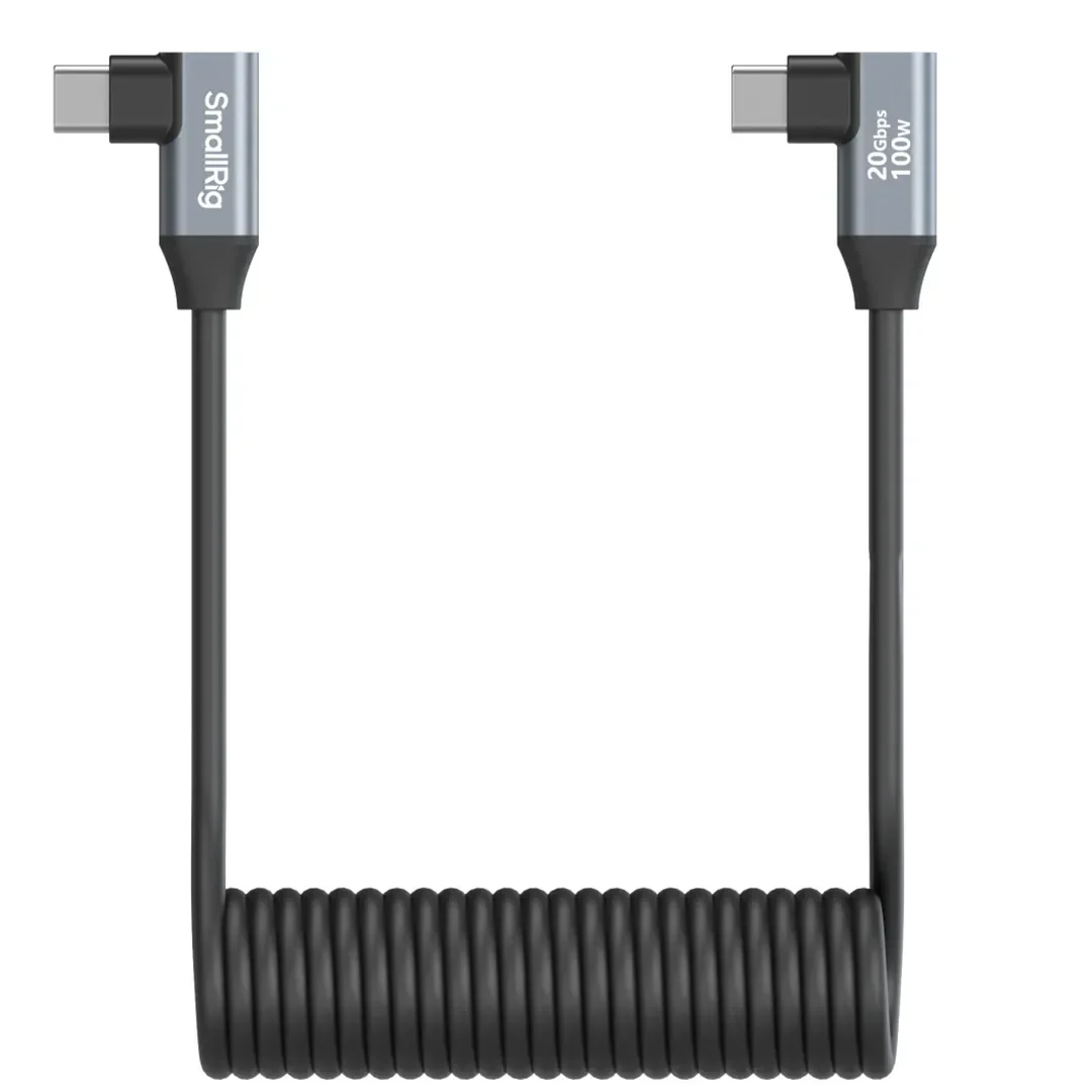כבל מסולסל  USB-C זוויתי SmallRig 4793 100W
