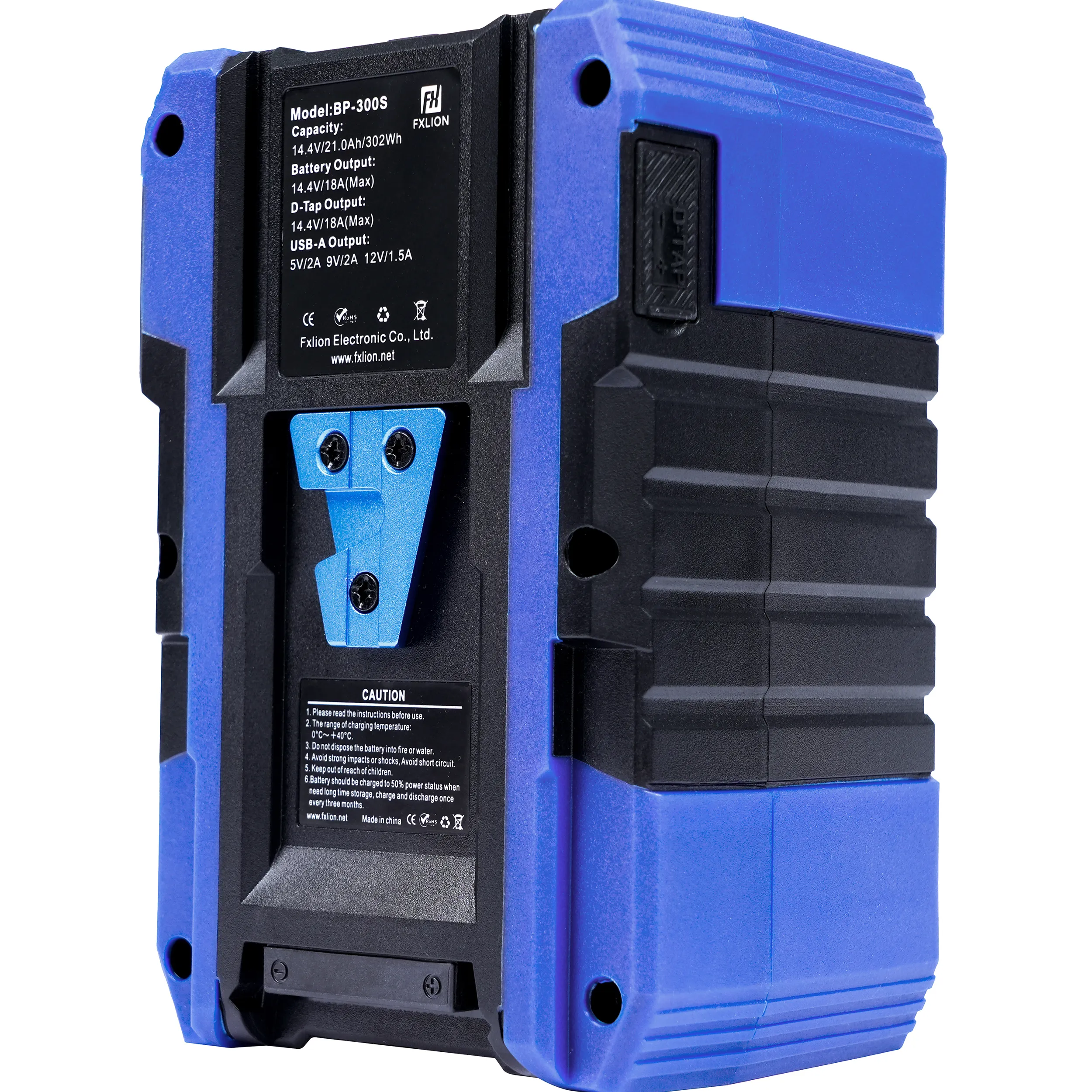 סוללת ליתיום FXLION Cool Black 14.4V/300Wh V-Mount