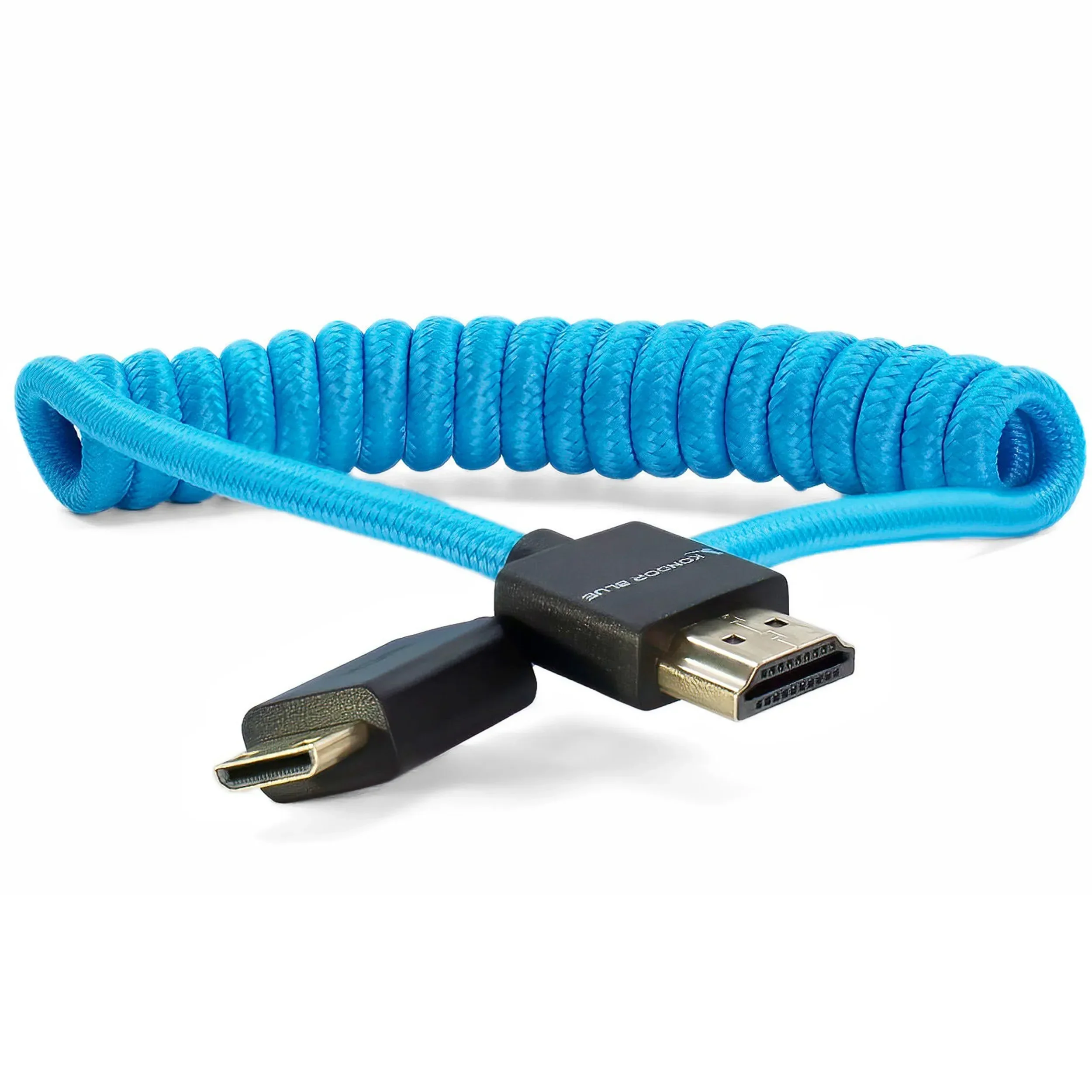 כבל מסולסל 30-60 ס"מ Kondor Blue Mini HDMI-HDMI