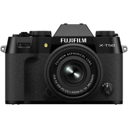 מצלמה דיגיטלית ללא מראה ועדשה 16-50 מ"מ FUJIFILM X-T50 (שחור)