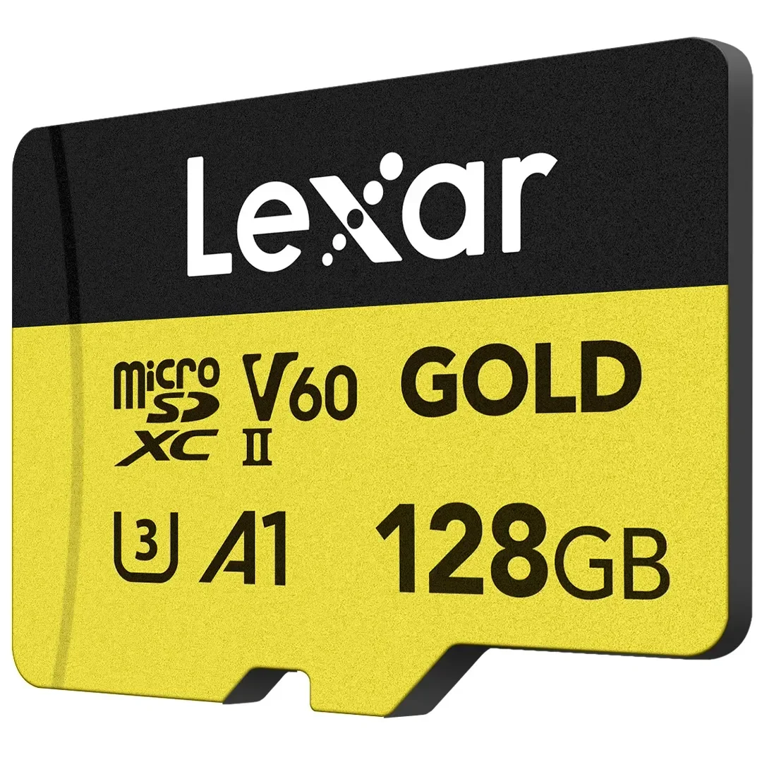 כרטיס זיכרון 128GB Lexar® GOLD microSDXC™ UHS-II