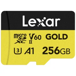 כרטיס זיכרון 256GB Lexar® GOLD microSDXC™ UHS-II
