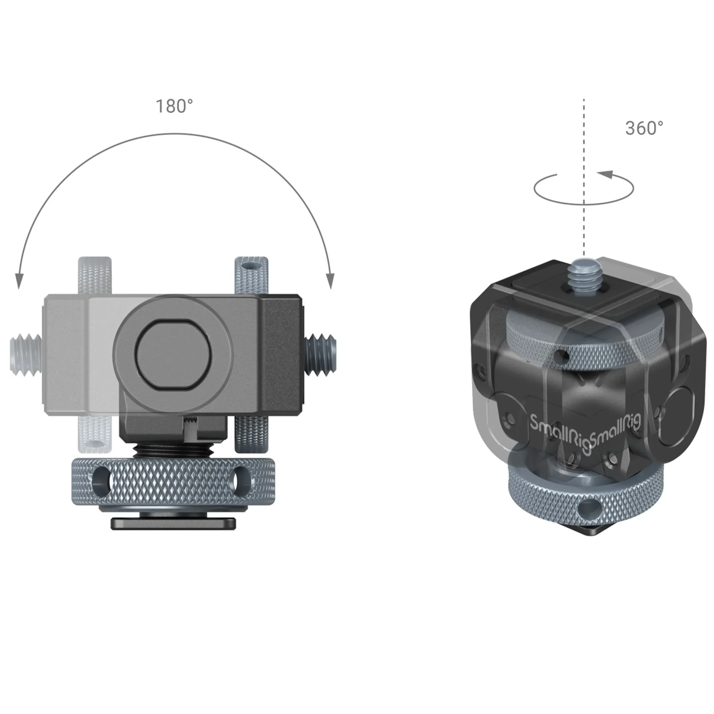 מחבר בסיס למוניטור עם חיבור נעל קרה SmallRig 3809