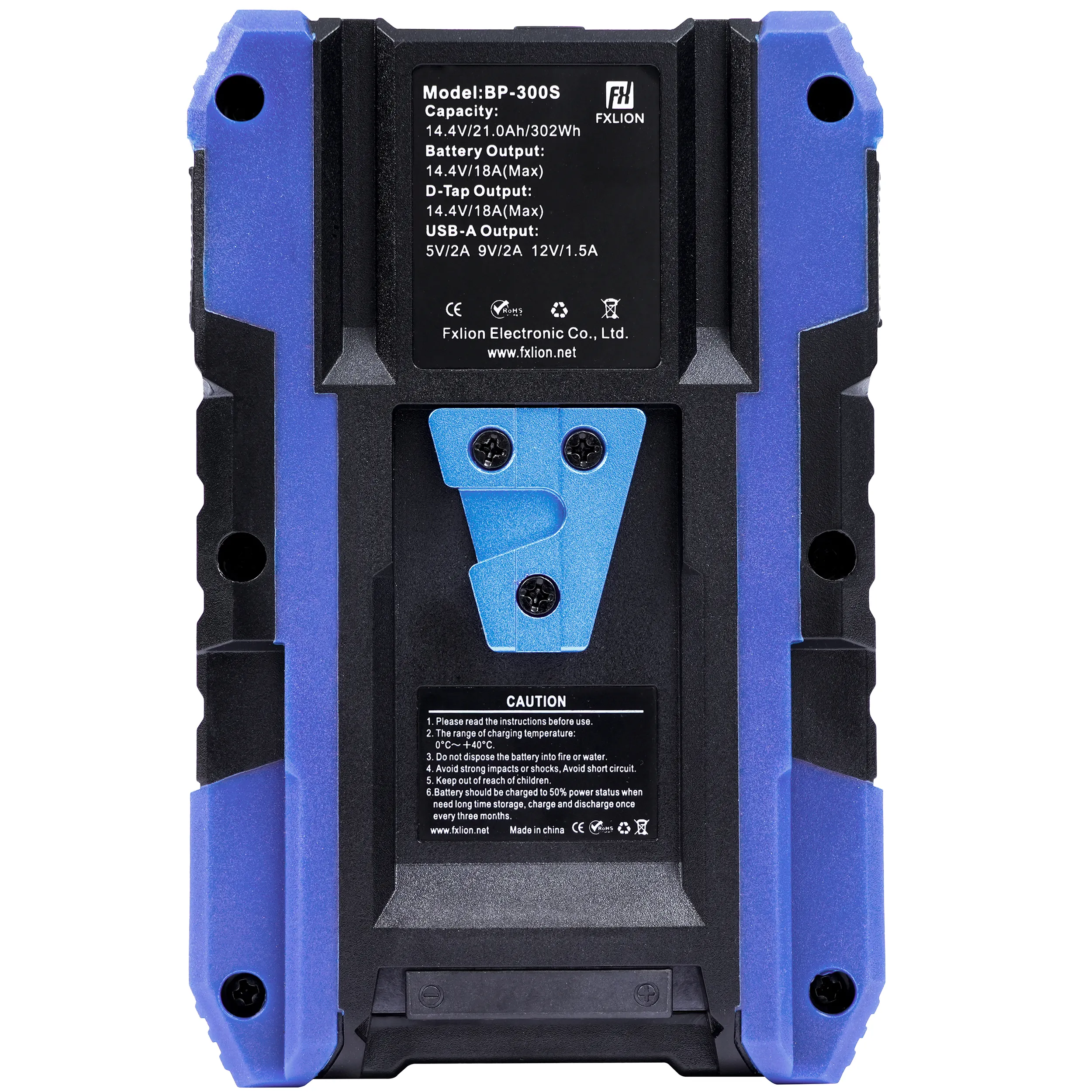 סוללת ליתיום FXLION Cool Black 14.4V/300Wh V-Mount