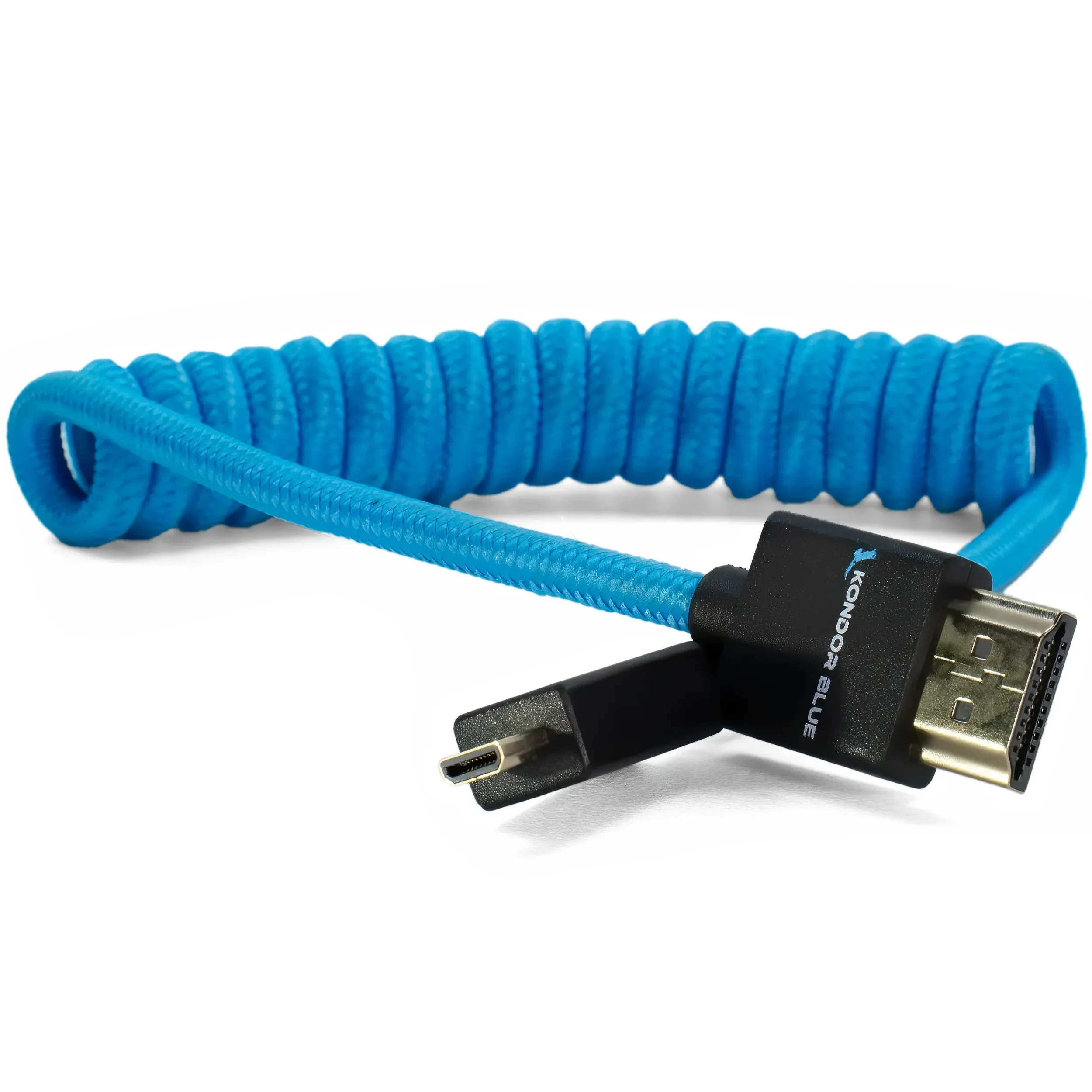 כבל מסולסל 30-60 ס"מ Kondor Blue Micro HDMI-HDMI
