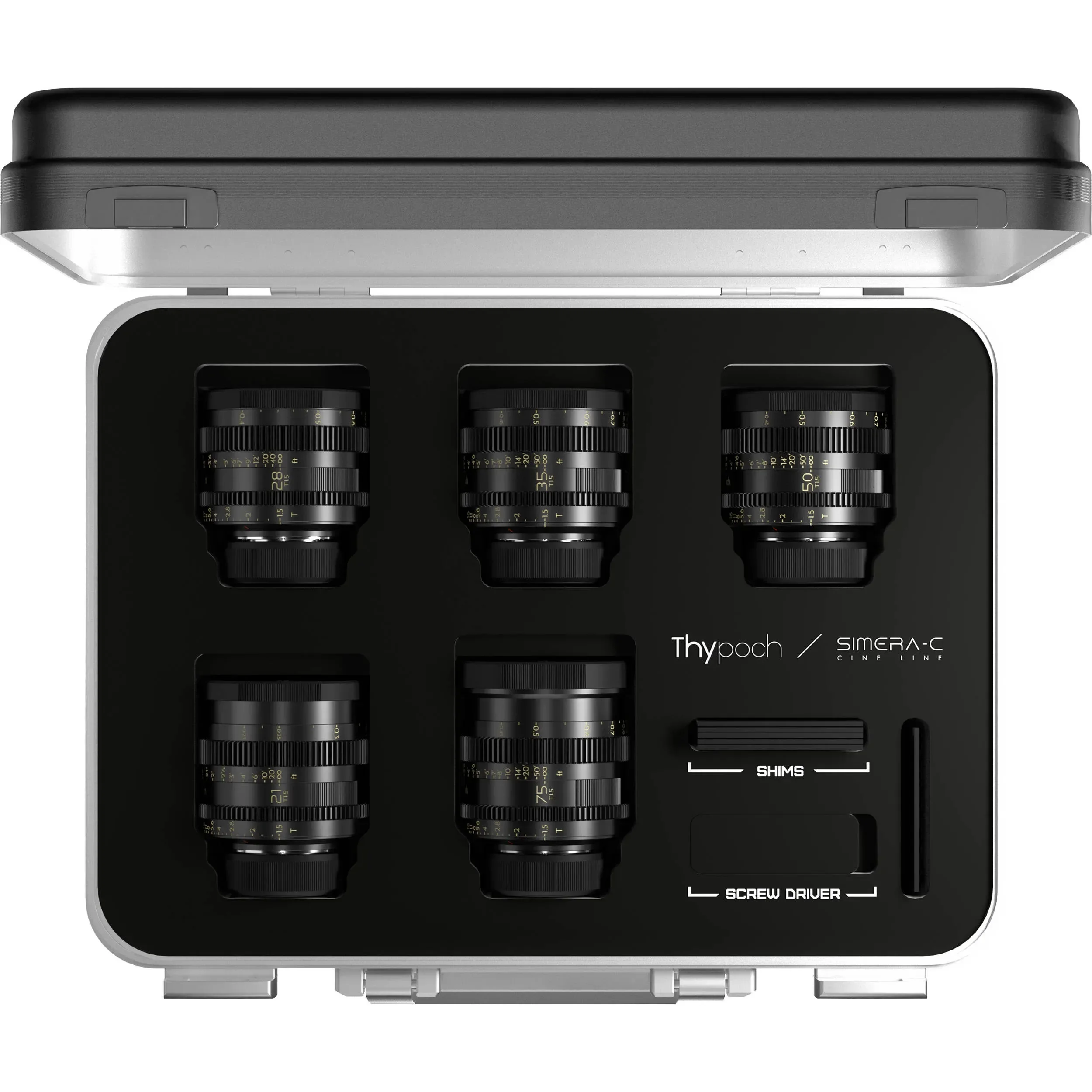 סט 5 עדשות סינמטיות Thypoch Simera-C Full frame M-Mount