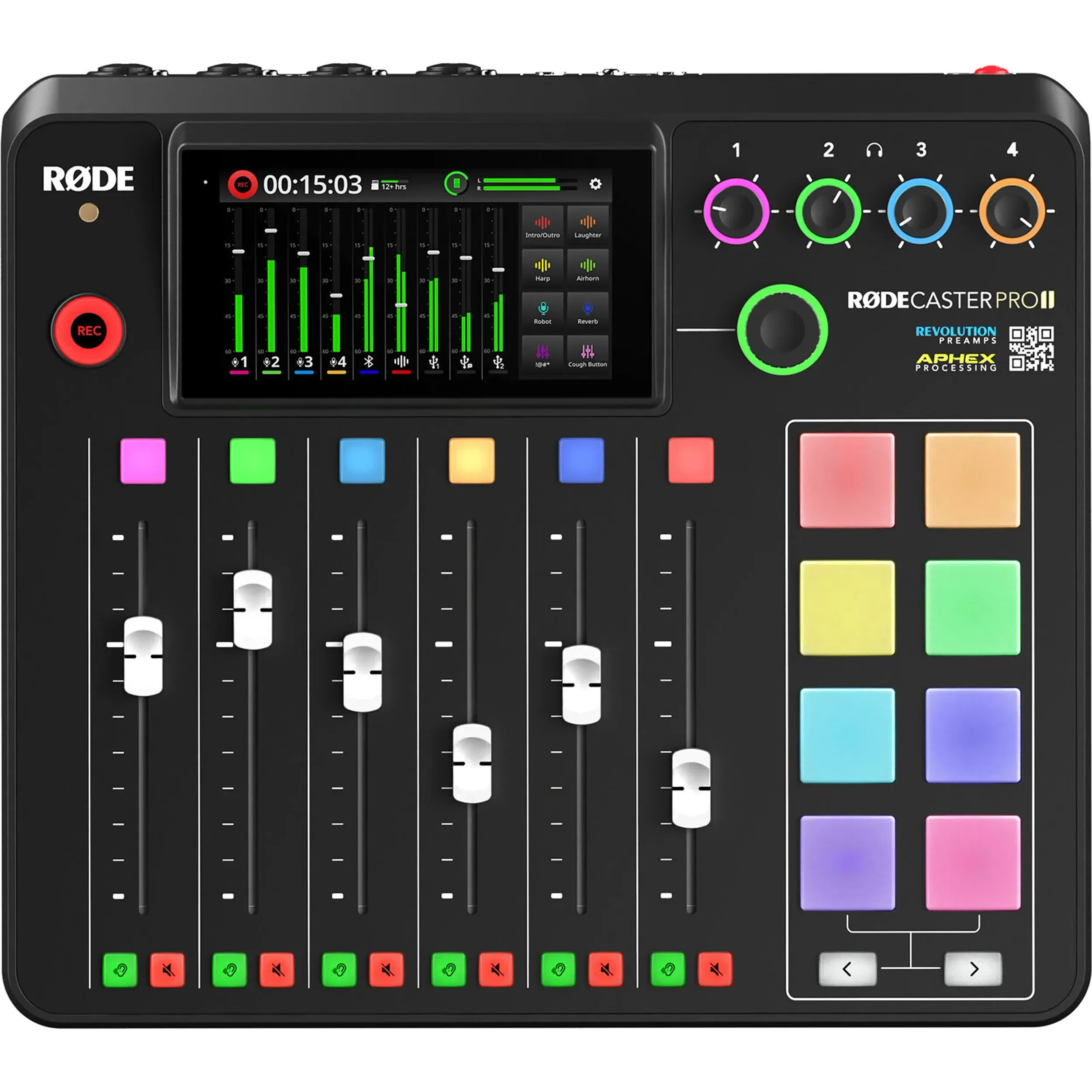 קונסולה לשידור לפודקאסט RODE RodeCaster Pro II