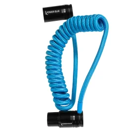 כבל XLR זוויתי מסולסל פרופיל נמוך 30-60 ס"מ Kondor Blue