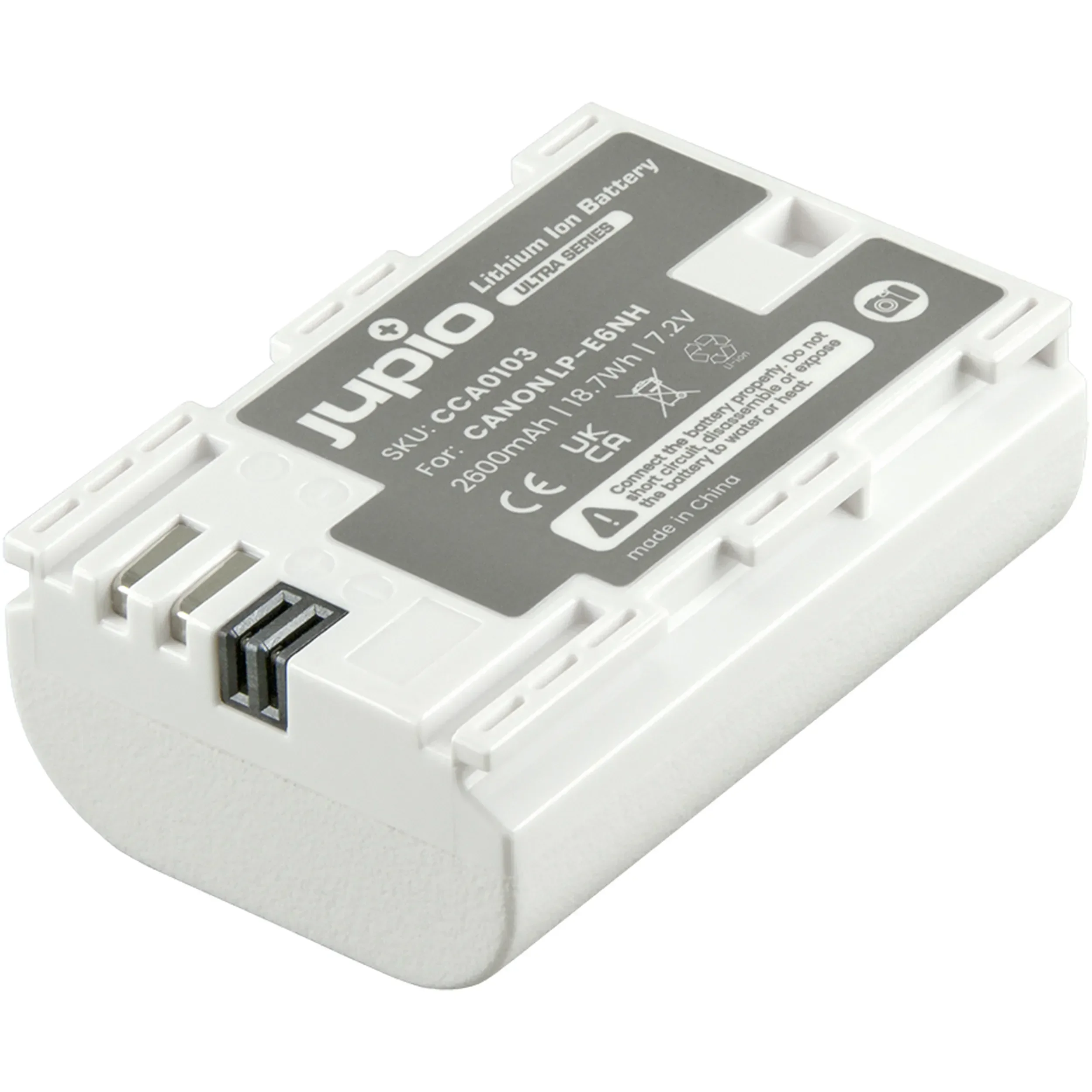 סוללת ליתיום Jupio *Ultra* LP-E6NH 2600mAh למצלמות Canon