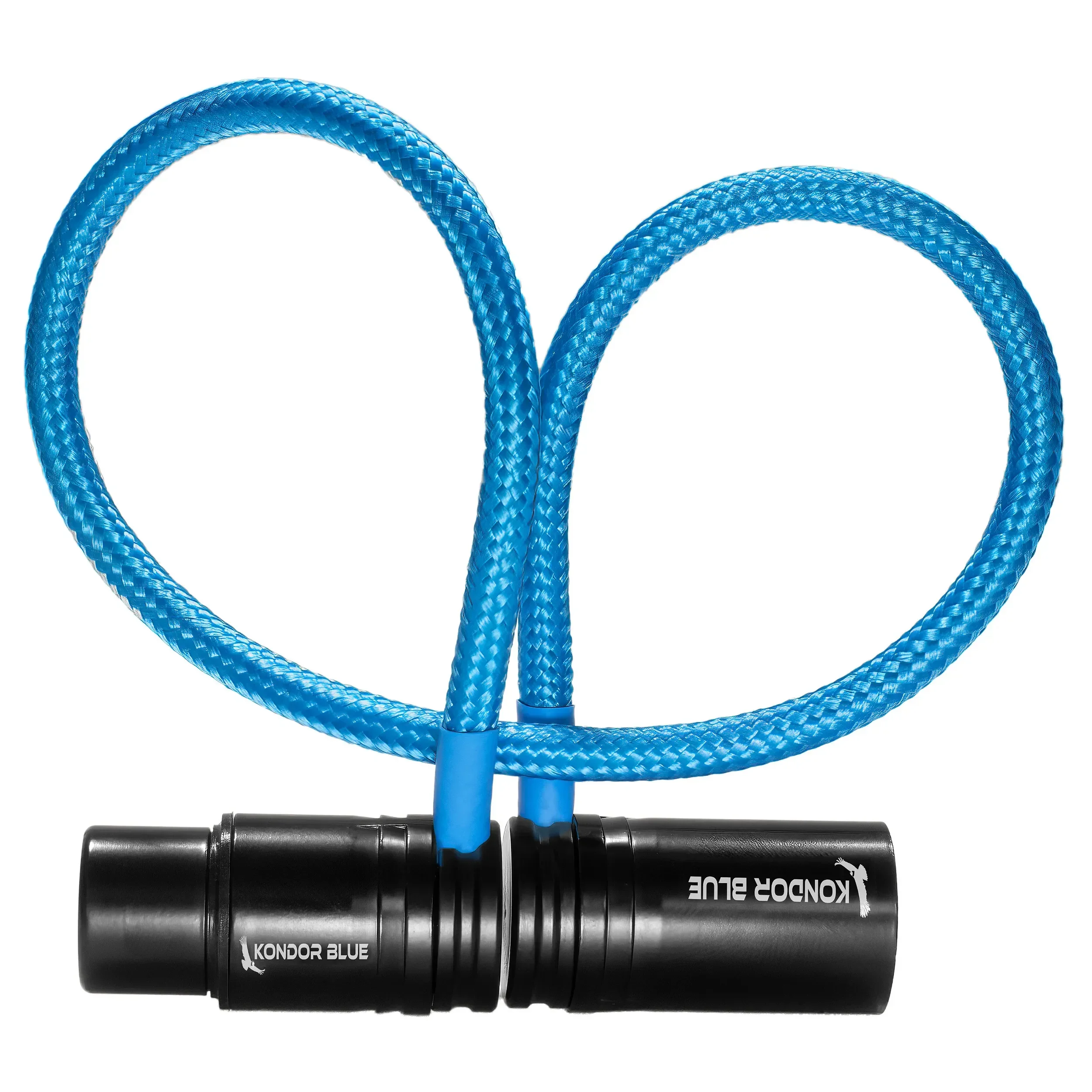 כבל XLR זוויתי פרופיל נמוך 40 ס"מ Kondor Blue