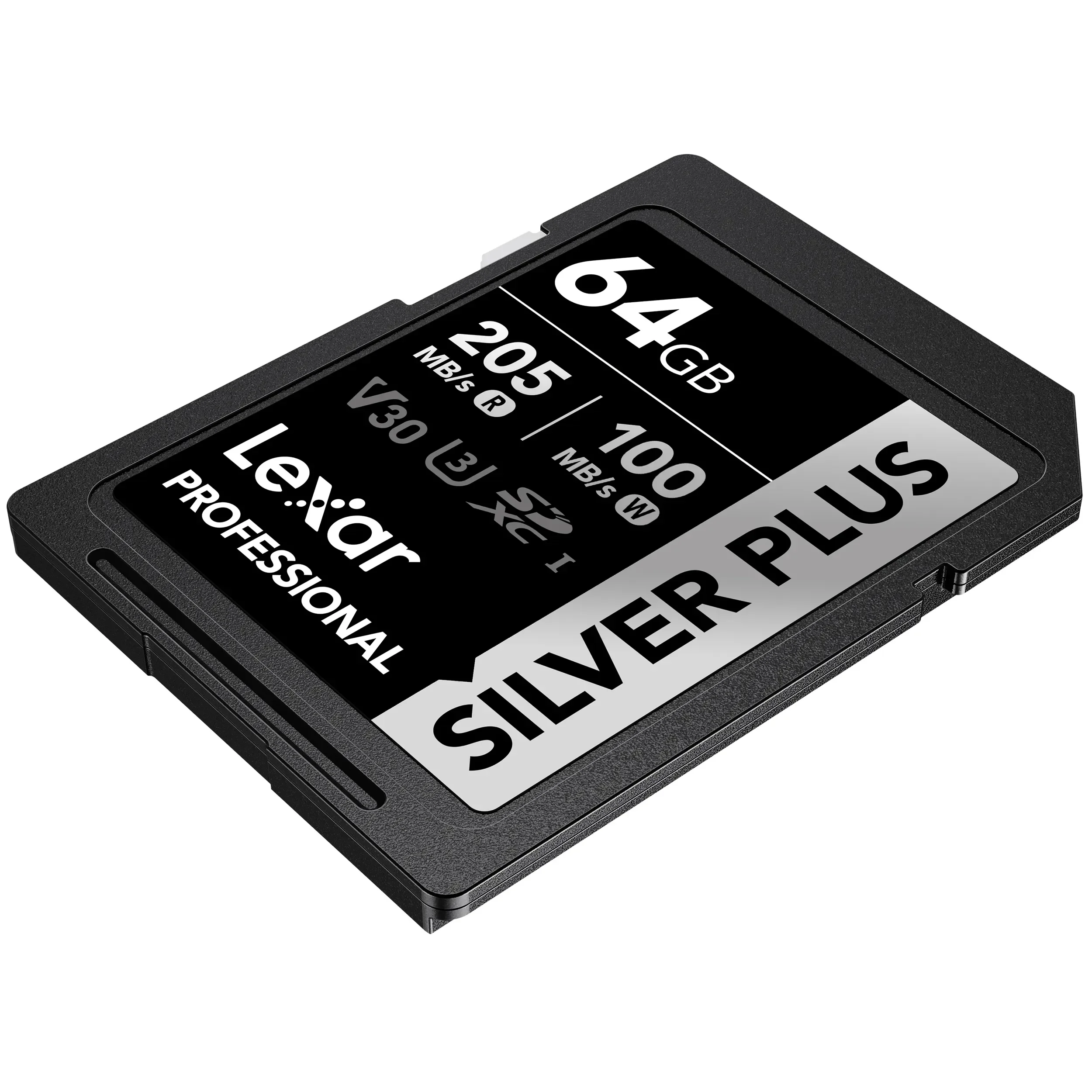 כרטיס זיכרון 64GB Lexar® Professional SILVER PLUS SDXC™ UHS-I