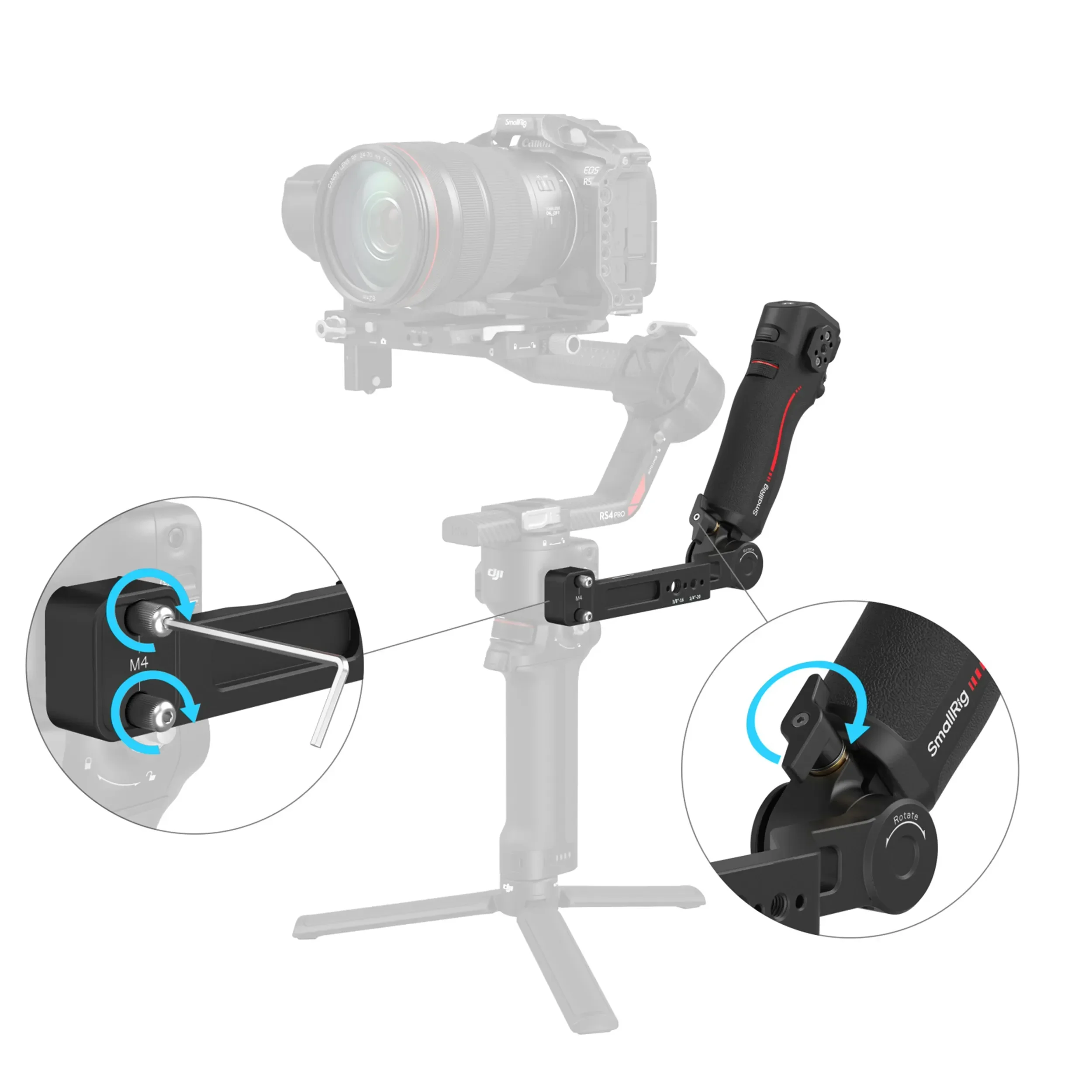 ידית שליטה לגימבל SmallRig 4326 DJI RS 2/3/4