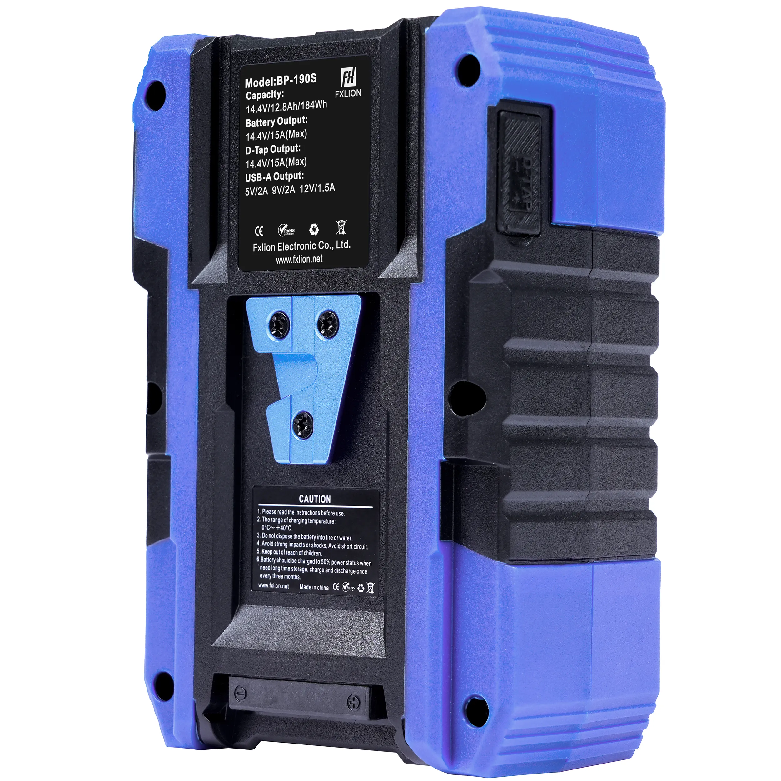 סוללת ליתיום FXLION Cool Black 14.8V/190Wh V-Mount