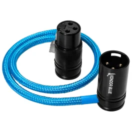 כבל XLR זוויתי פרופיל נמוך 40 ס"מ Kondor Blue