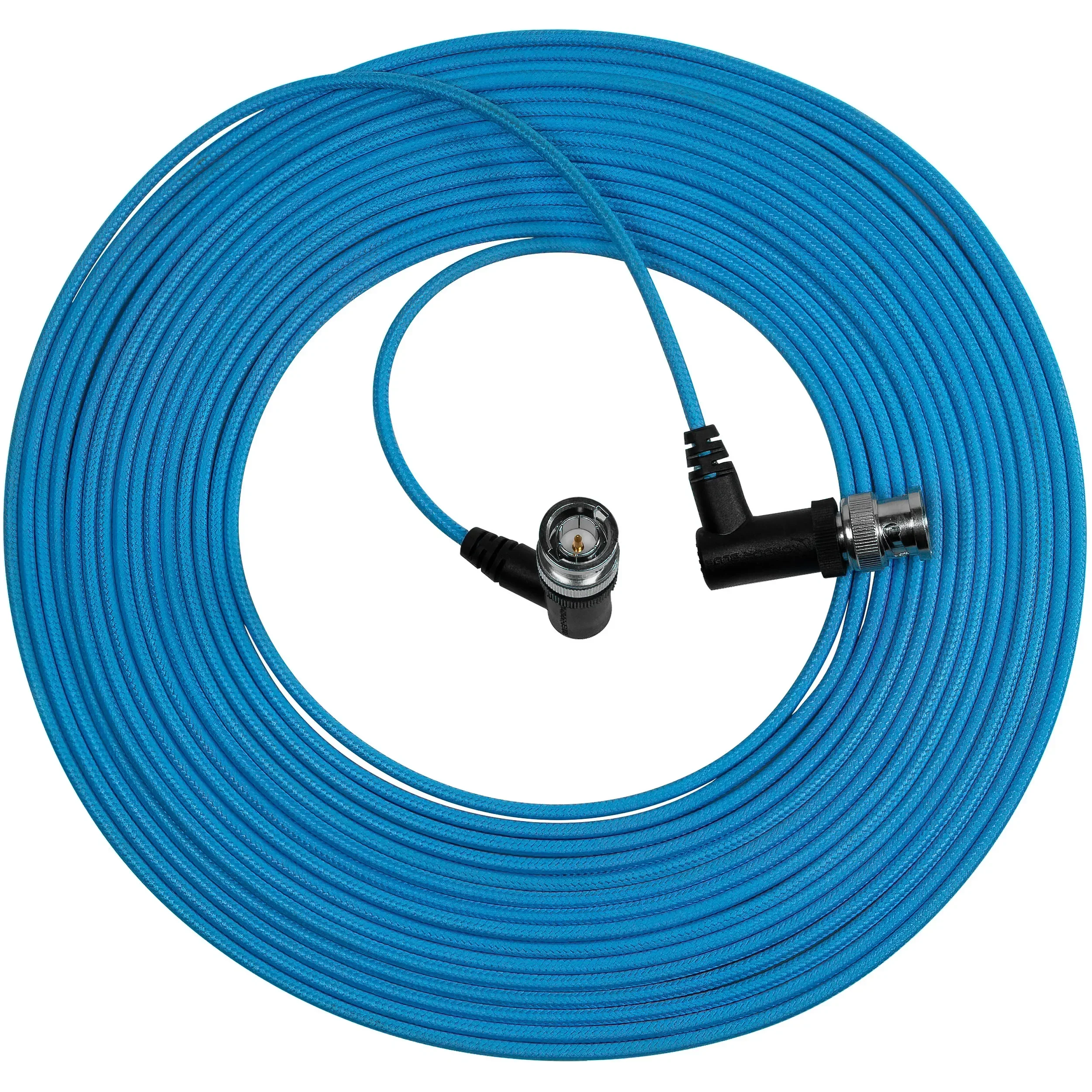 כבל וידאו BNC 6G SDI זוויתי דק 7.6 מטר Kondor Blue