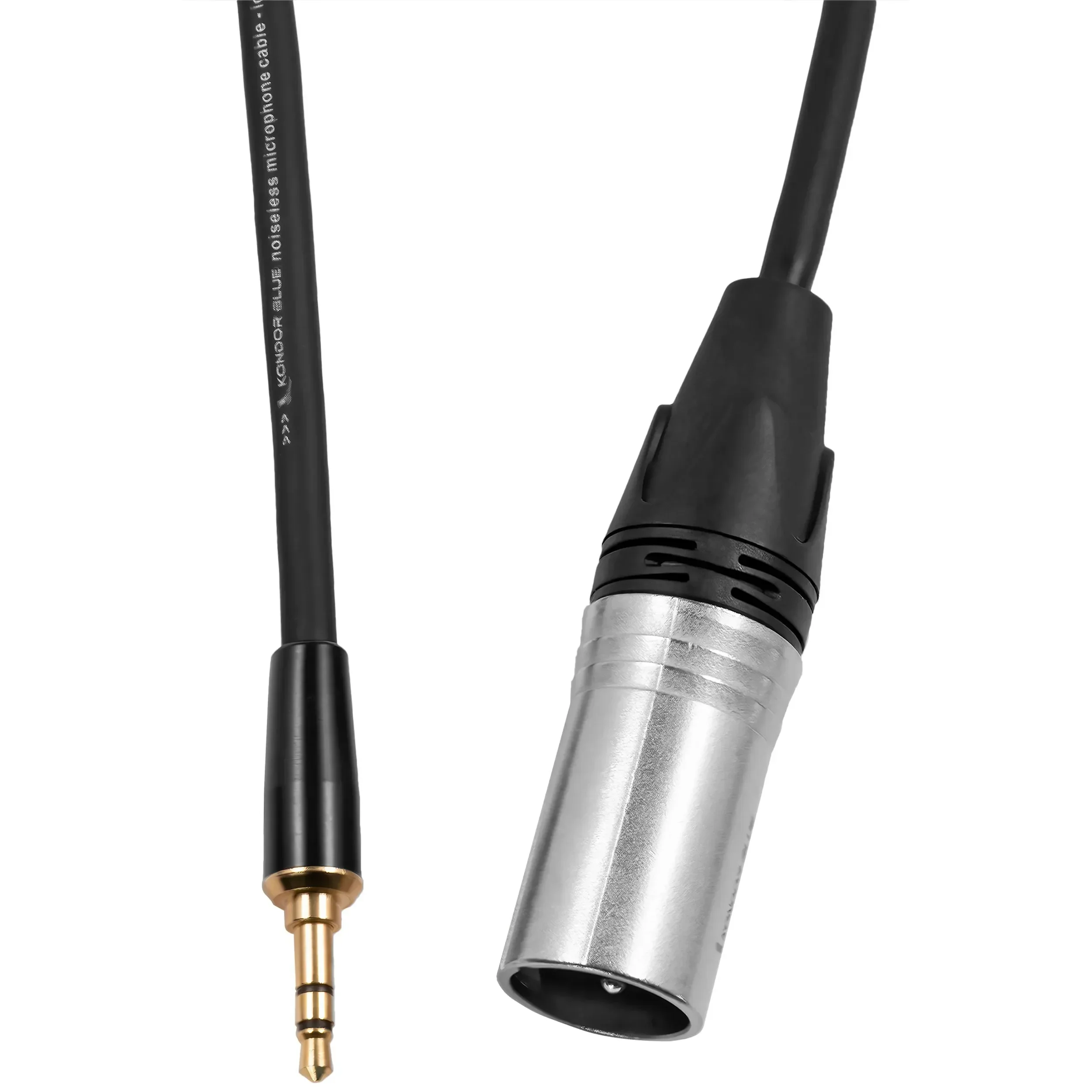 כבל סאונד איכותי באורך 40 ס"מ Kondor Blue XLR Male-Mini TRS