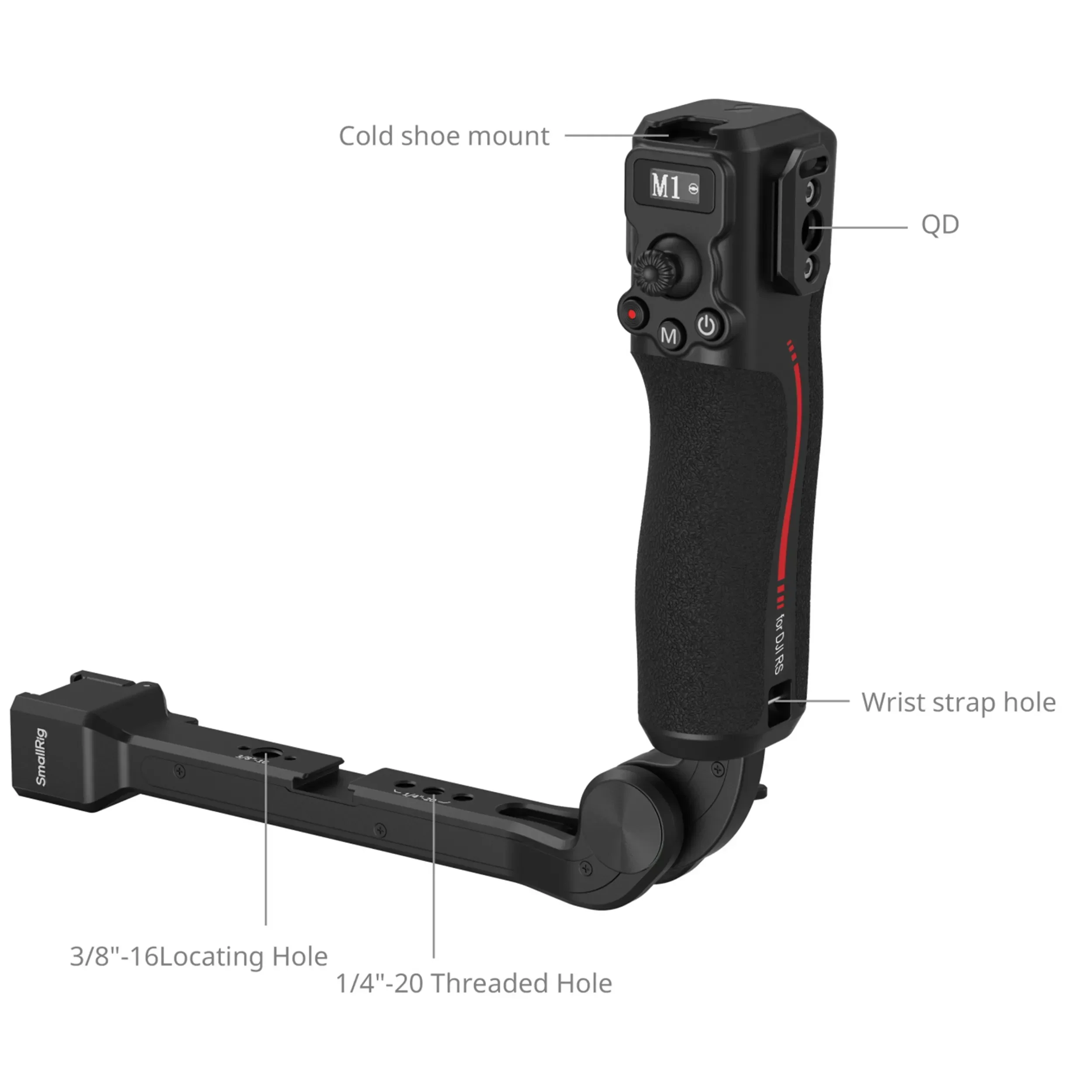 ידיות צד עם שליטה לגימבלים SmallRig 4327 DJI RS 2/RS3 PRO/RS4 PRO