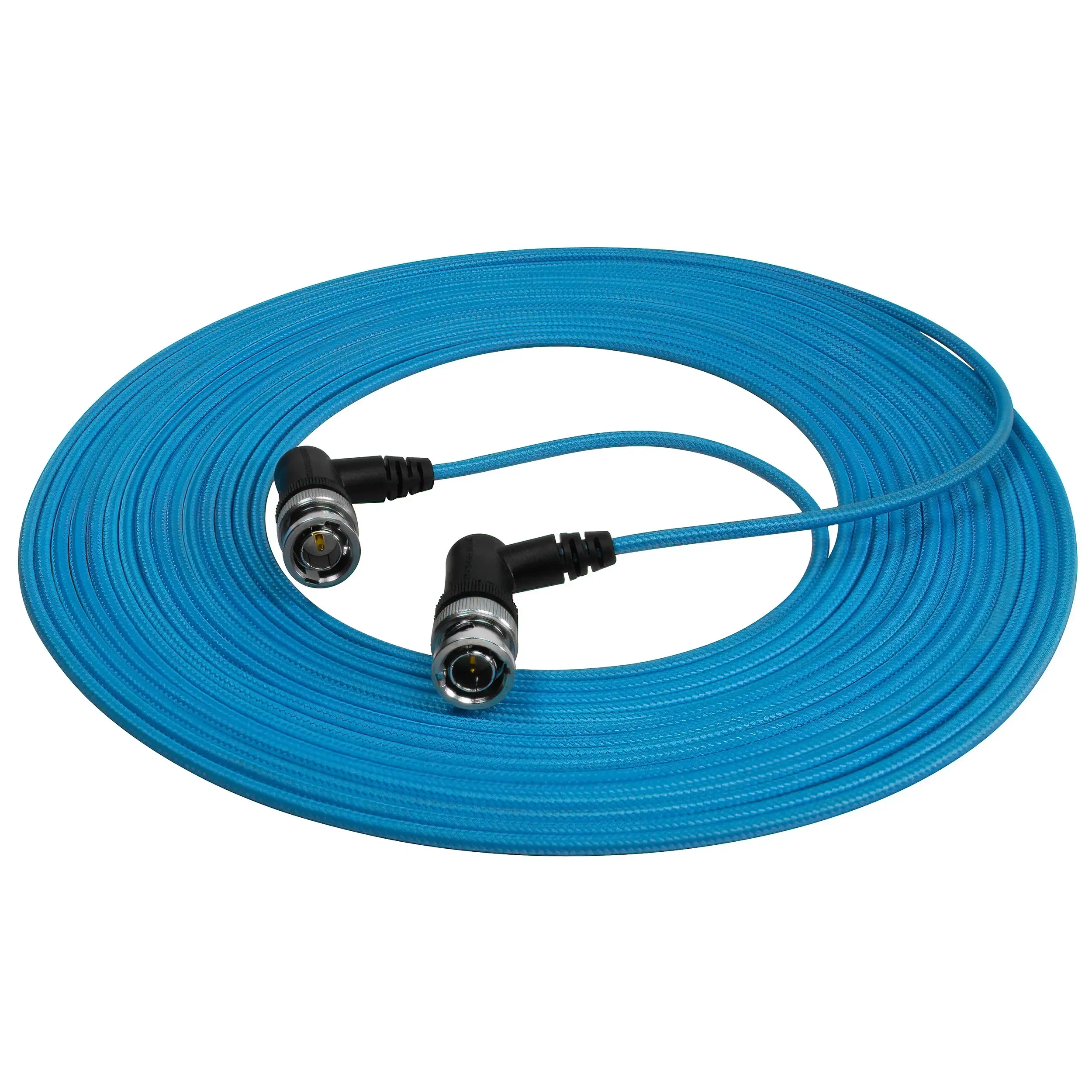 כבל וידאו BNC 6G SDI זוויתי דק 7.6 מטר Kondor Blue