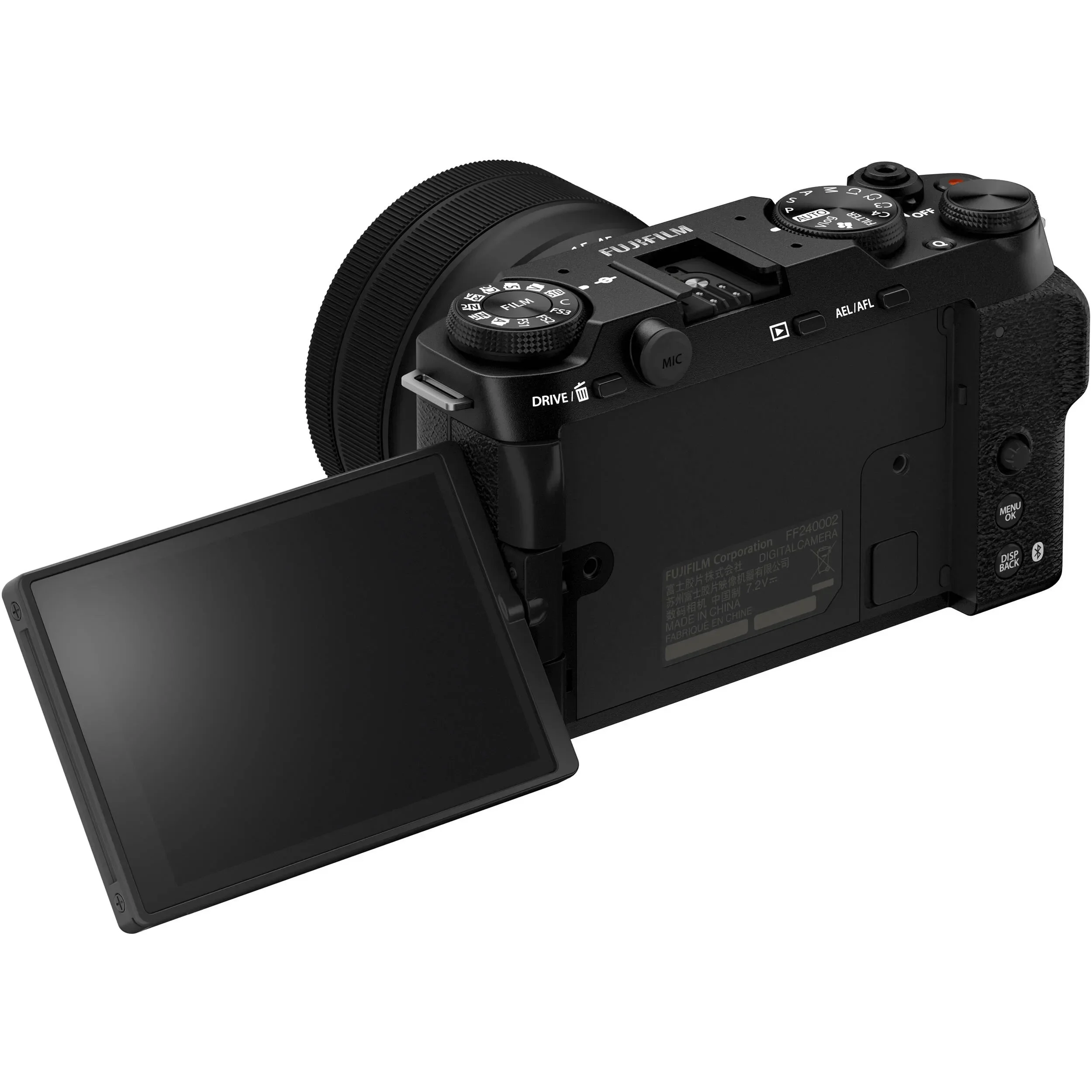 מצלמה דיגיטלית ללא מראה ועדשה 15-45 מ"מ FUJIFILM X-M5 (שחורה)