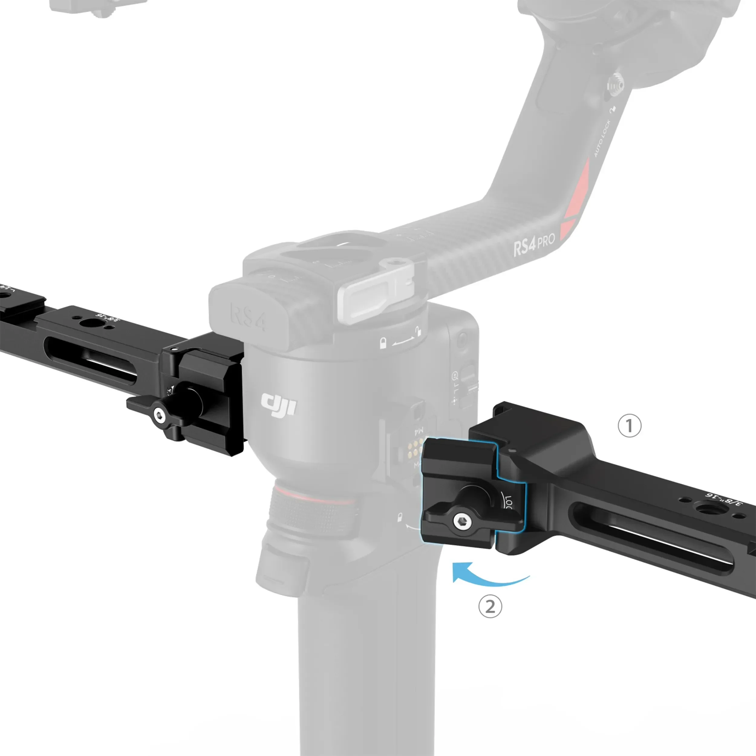 ידיות צד עם שליטה לגימבלים SmallRig 4327 DJI RS 2/RS3 PRO/RS4 PRO