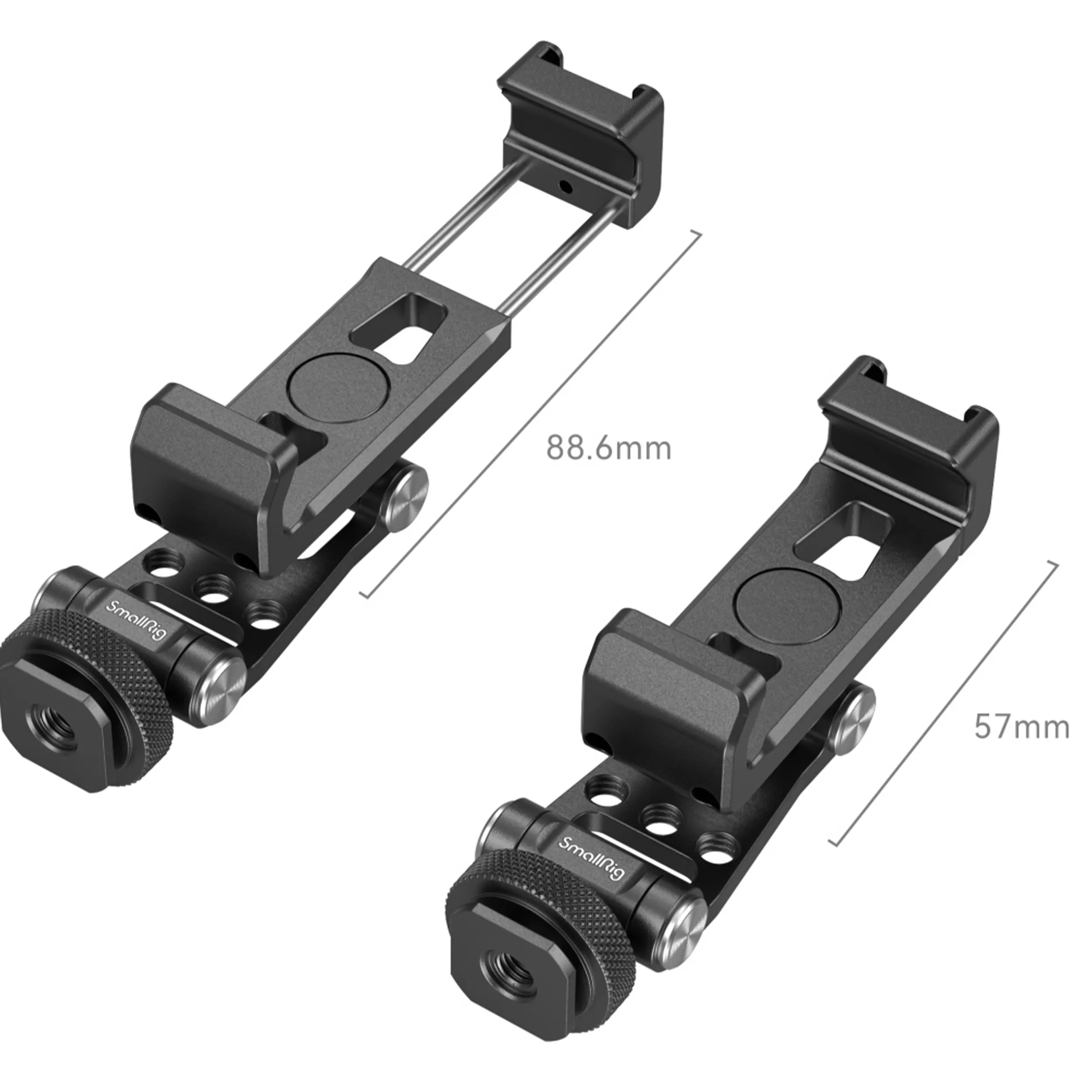 מחזיק טלפון מתכוונן עם חיבור נעל קרה SmallRig 4382