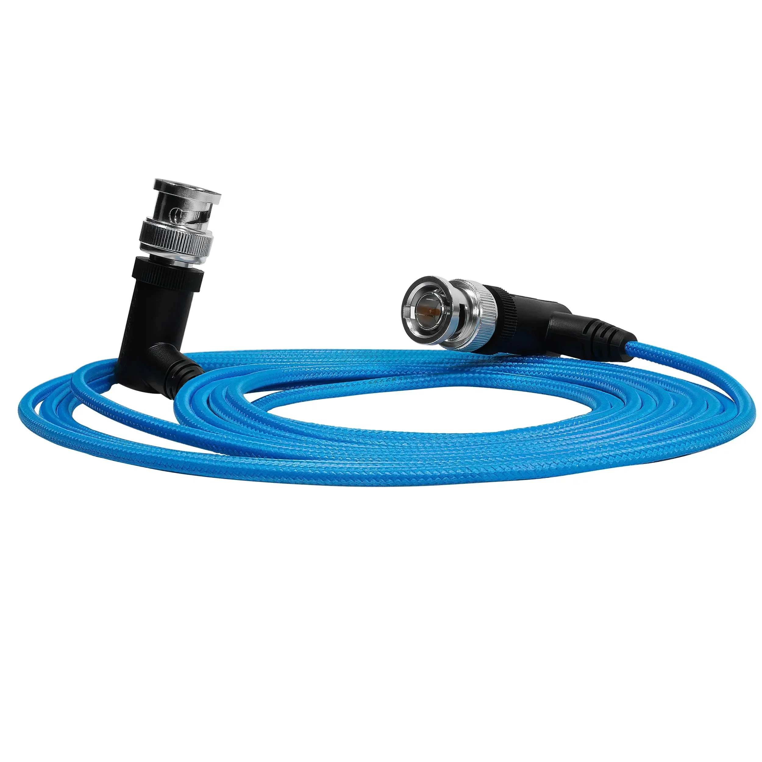 כבל וידאו BNC 6G SDI זוויתי דק 3 מטר Kondor Blue