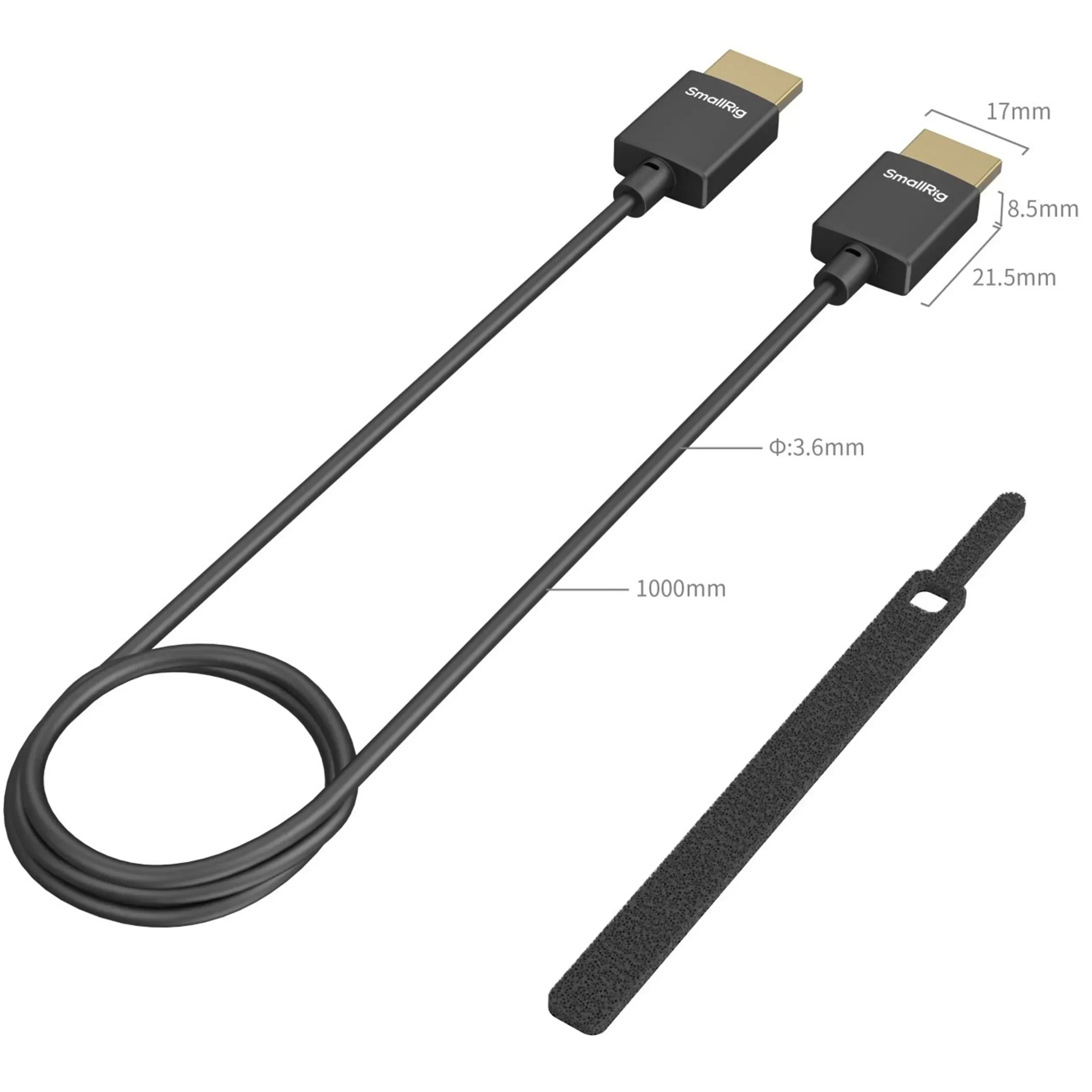 כבל דק 100 ס"מ HDMI HDMI דגם SmallRig 4794