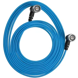 כבל וידאו BNC 6G SDI זוויתי דק 3 מטר Kondor Blue