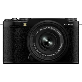 מצלמה דיגיטלית ללא מראה ועדשה 15-45 מ"מ FUJIFILM X-M5 (שחורה)