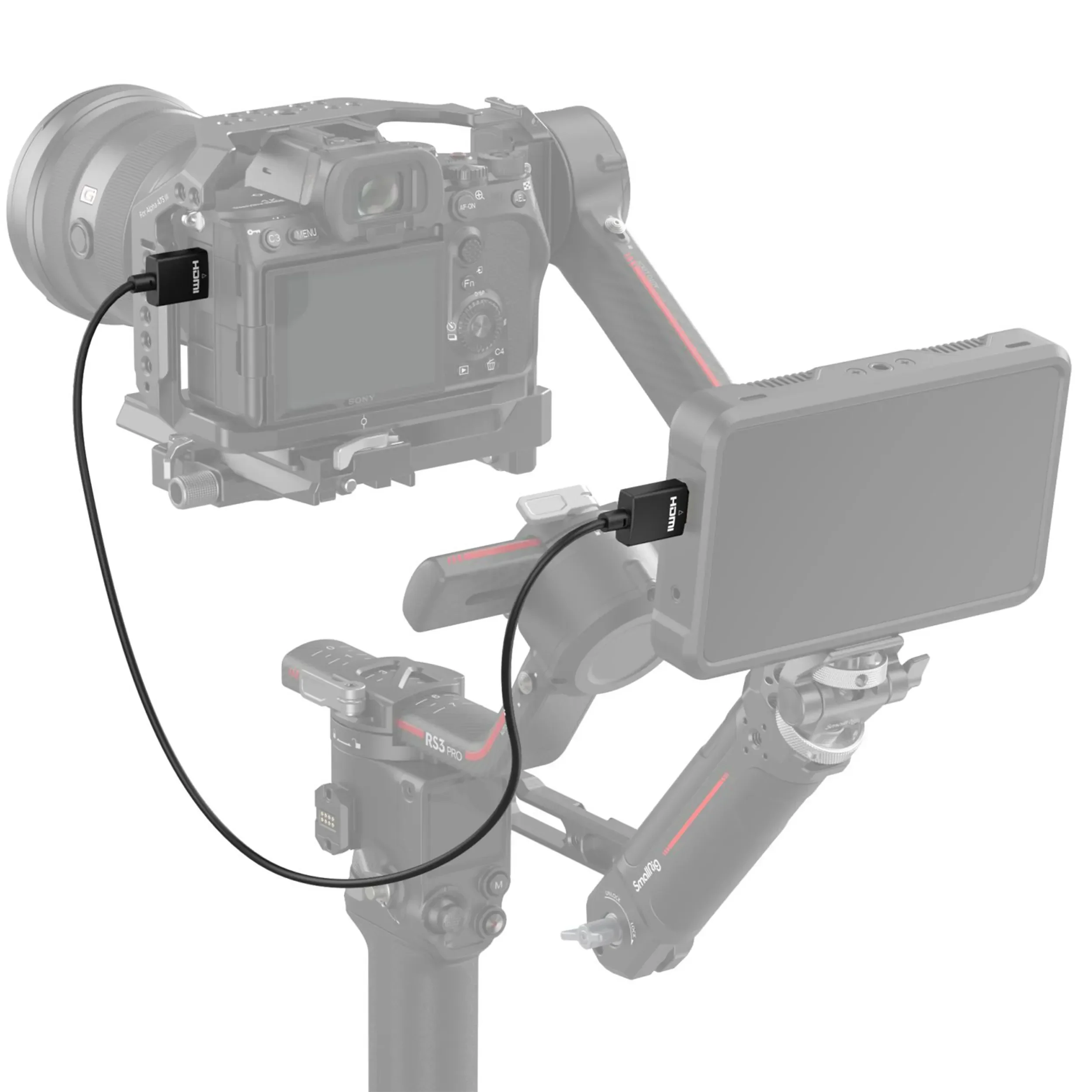 כבל דק 100 ס"מ HDMI HDMI דגם SmallRig 4794
