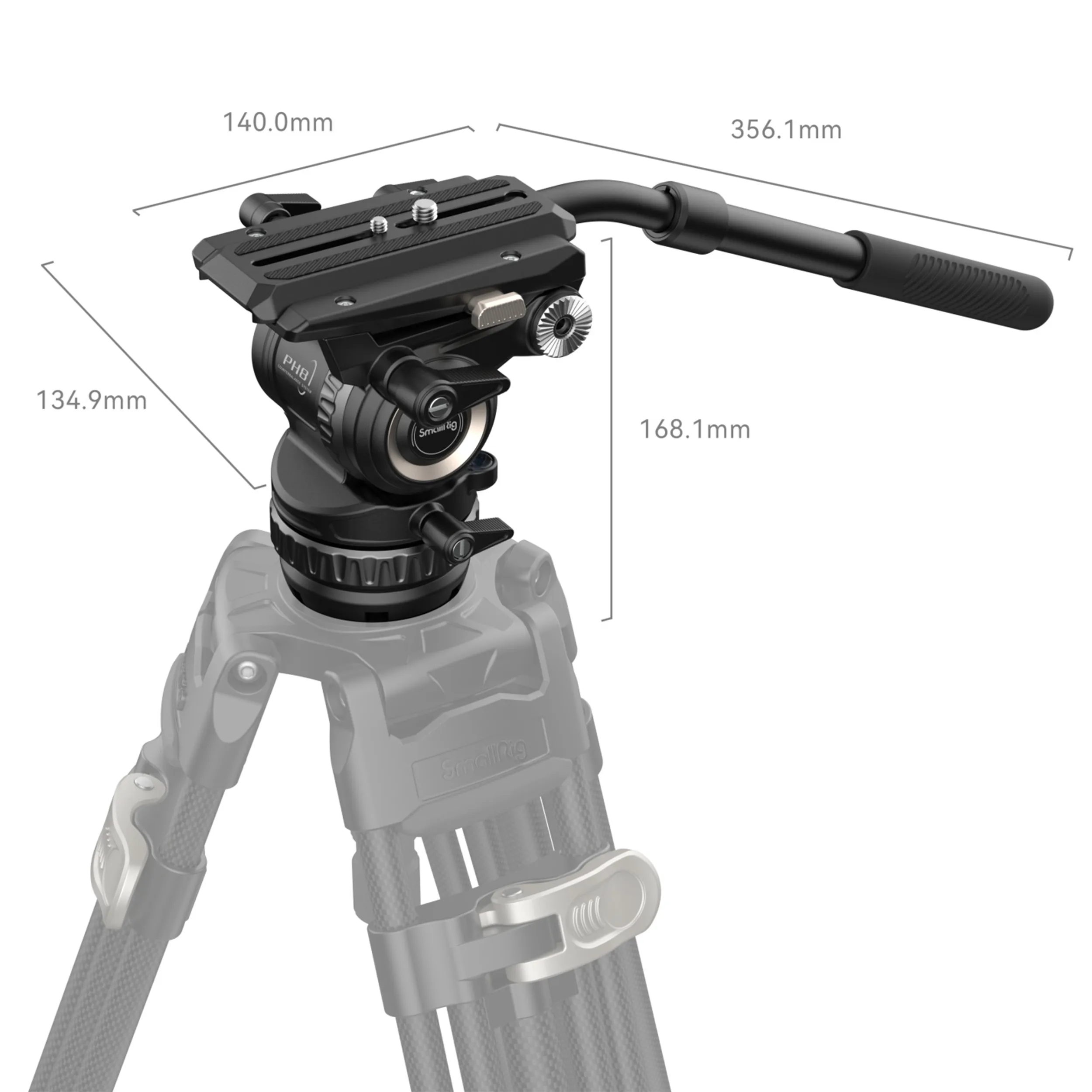 ראש וידאו שמן SmallRig PH8 4287