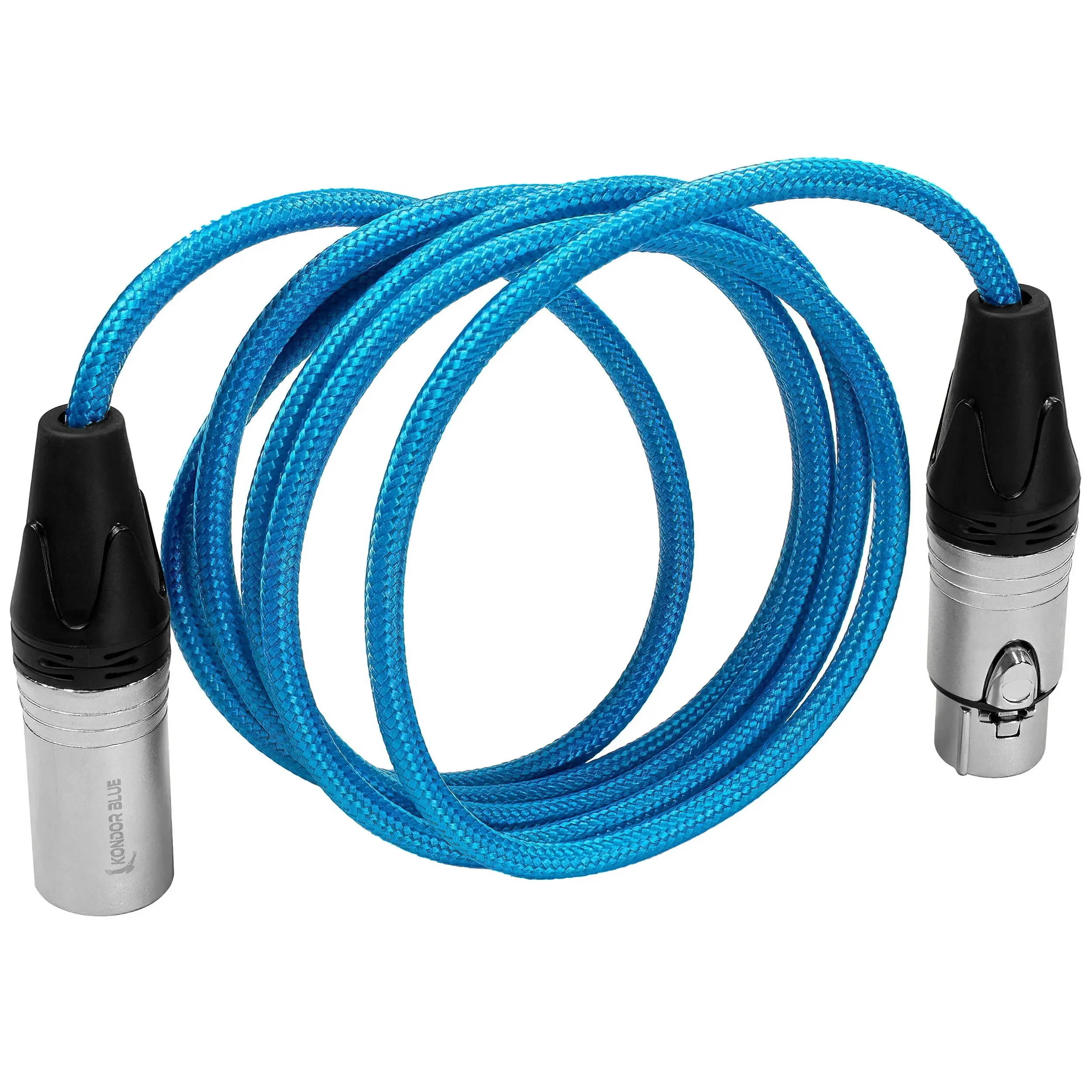 כבל XLR איכותי באורך 15 ס"מ Kondor Blue