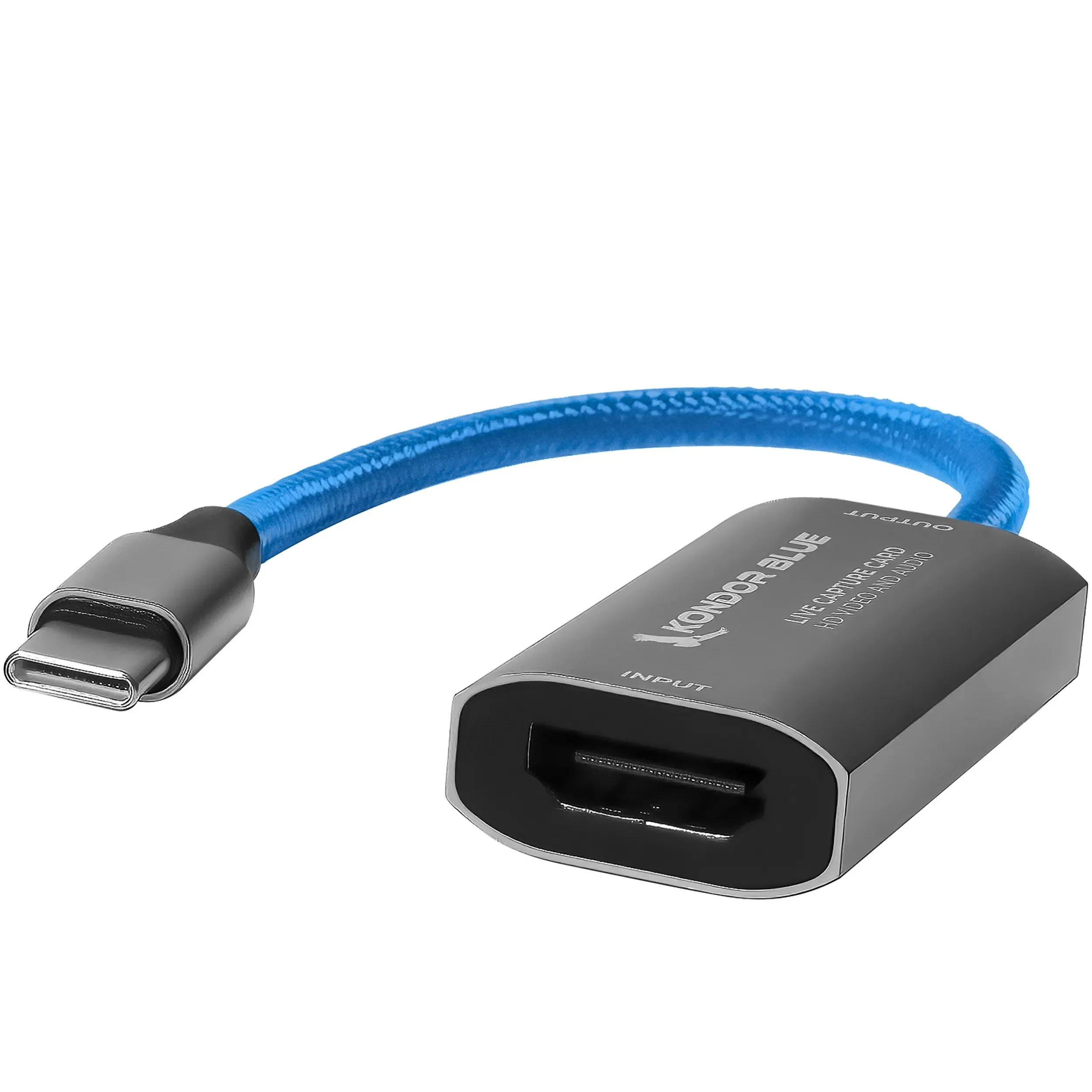 כרטיס לכידה לשידור חי Kondor Blue HDMI to USB-C