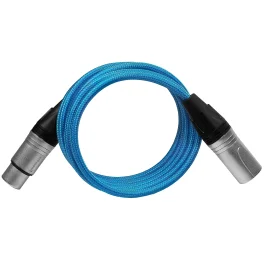 כבל XLR איכותי באורך 15 ס"מ Kondor Blue