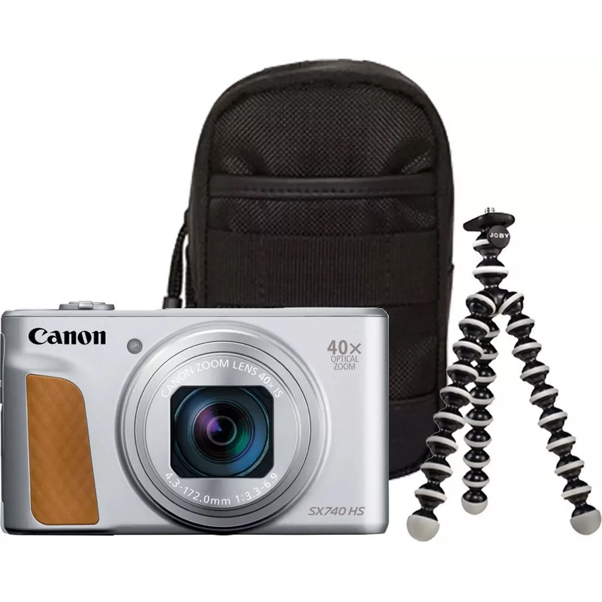 קיט מצלמה Canon Powershot SX740HS Traveler Kit Silver