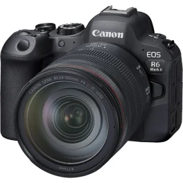 גוף מצלמה ועדשה Canon EOS R6 Mark II RF 24-105 f/4 L