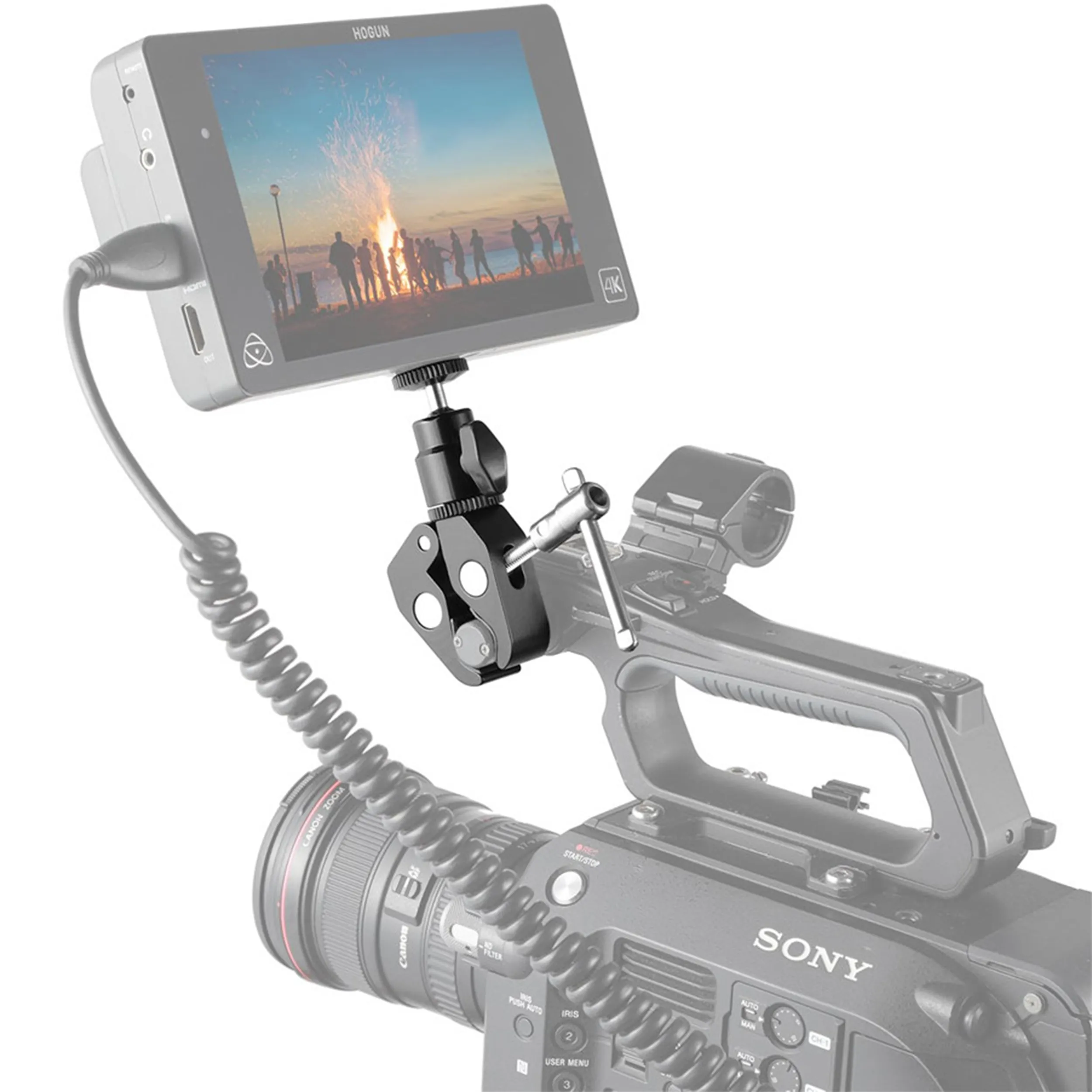 תופסן עם ראש הברגה כדורי SmallRig 1124