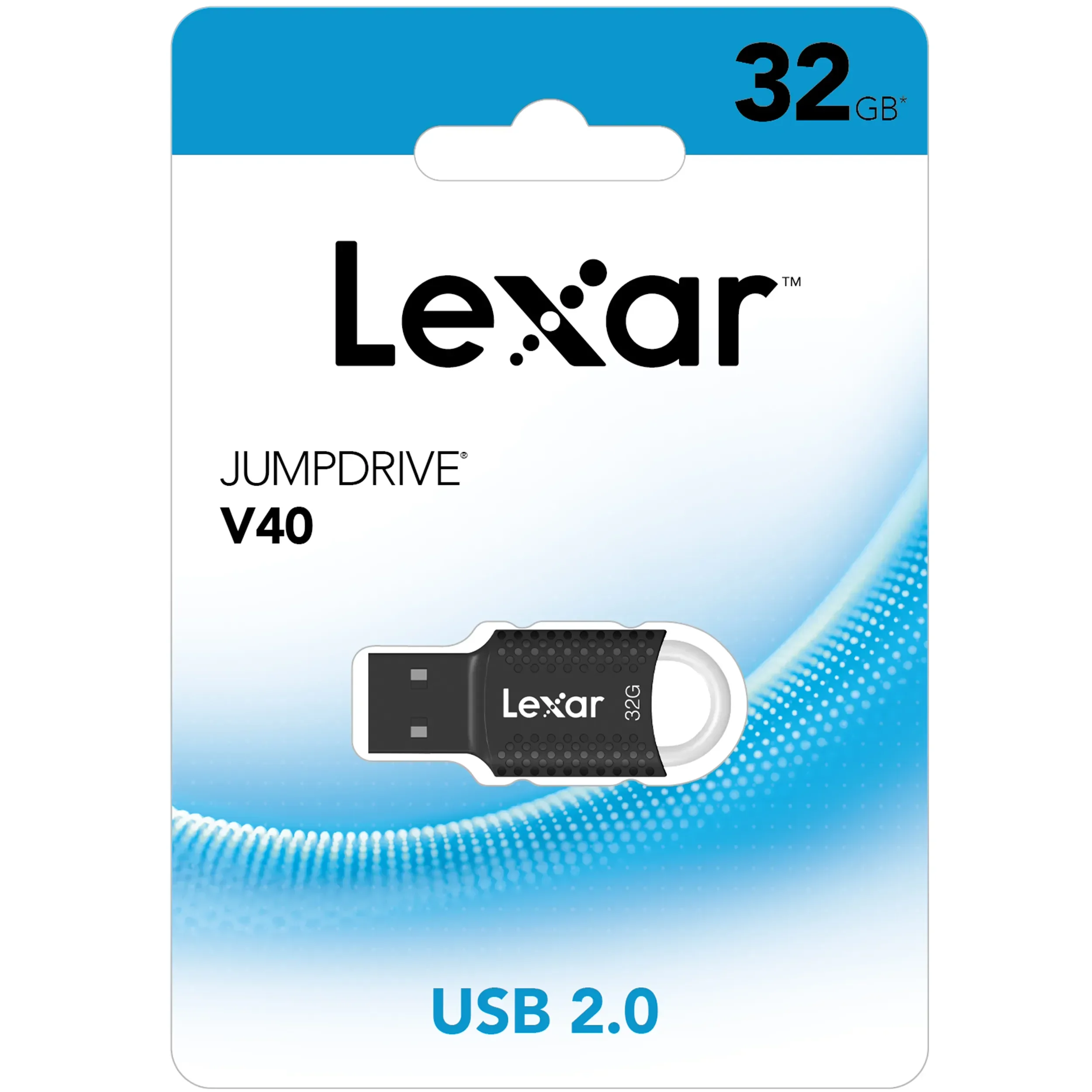 זיכרון נייד 32GB Lexar® JumpDrive® V40 USB 2.0