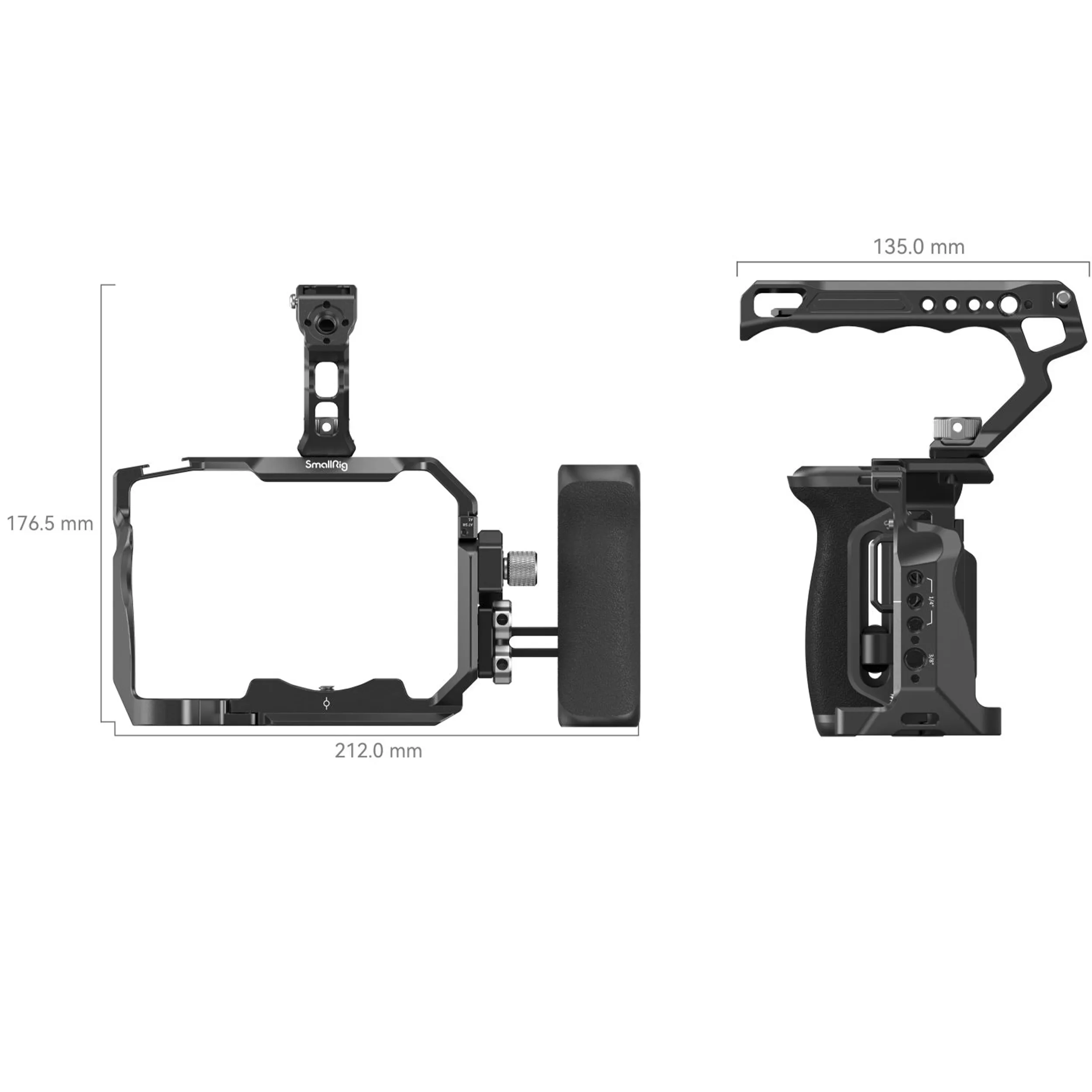 כלוב ייעודי למצלמת SmallRig 3669C Sony 7 IV/Alpha 7S III