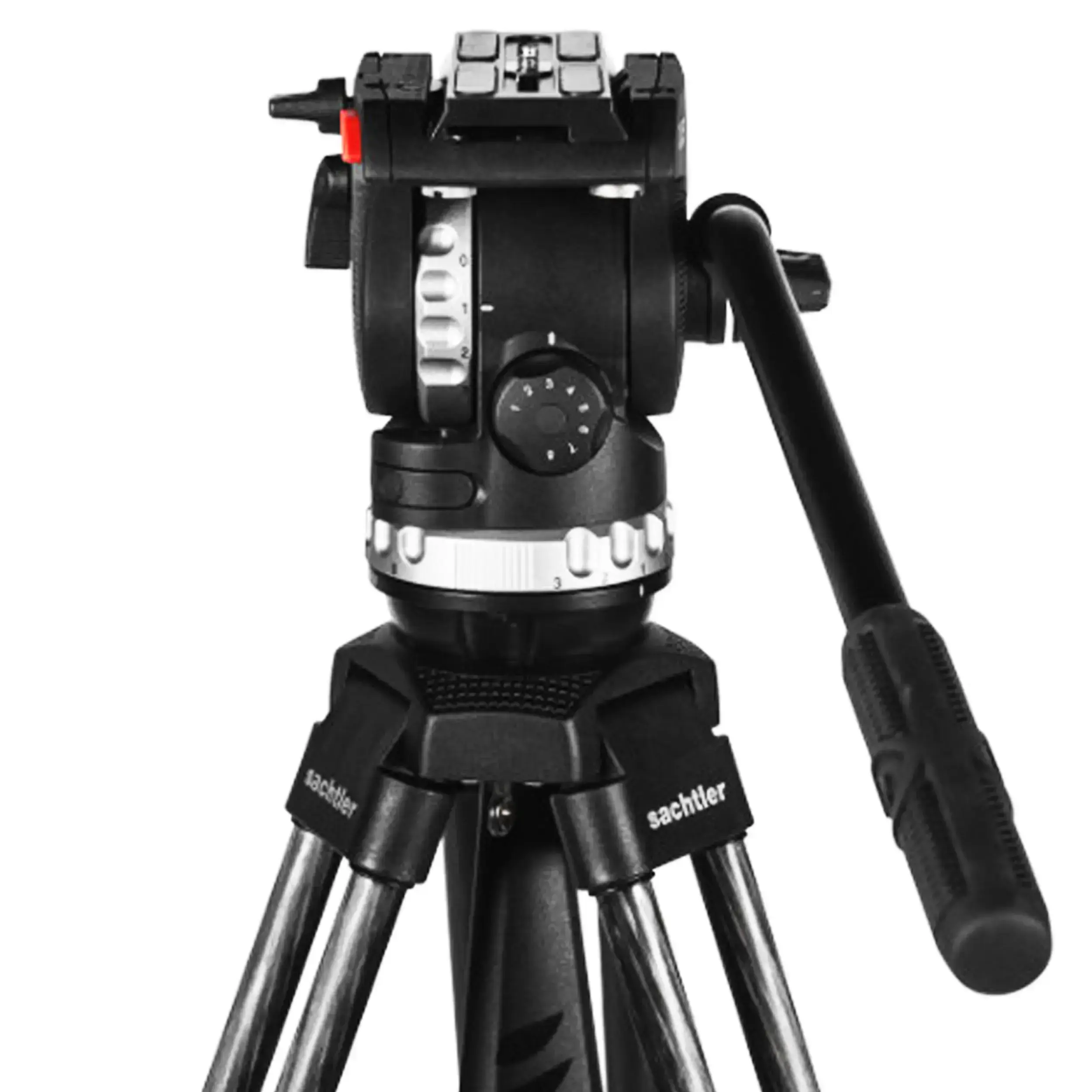 חצובת אלומיניום וראש Sachtler Ace XL בעלת ספרדר אמצעי