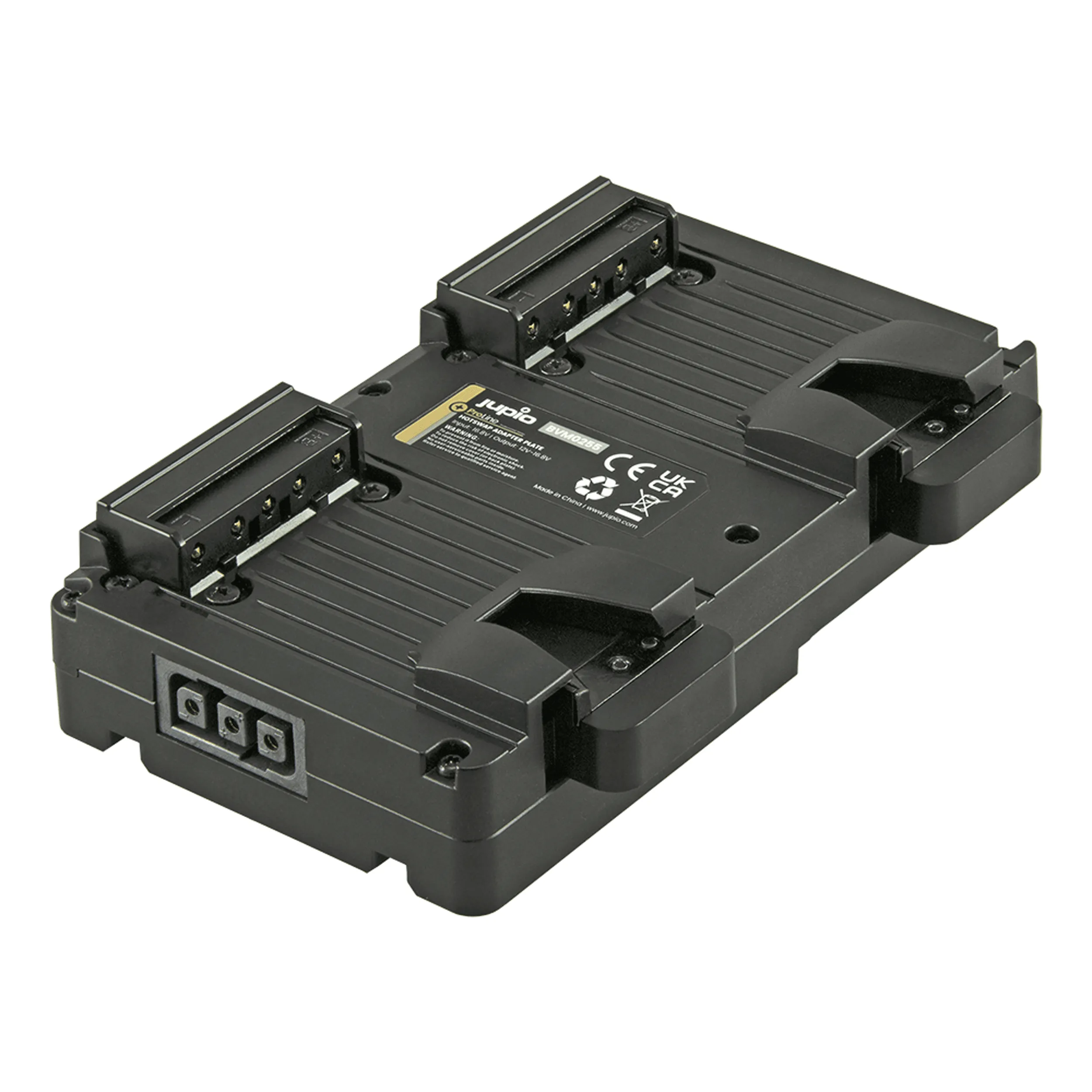 פלטה מתאמת Hotswap עבור 2 סוללות V-Mount