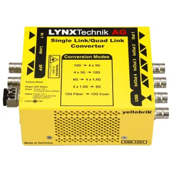 LYNX CQS 1441 Bi-directional Single-Link to Quad-Link converter