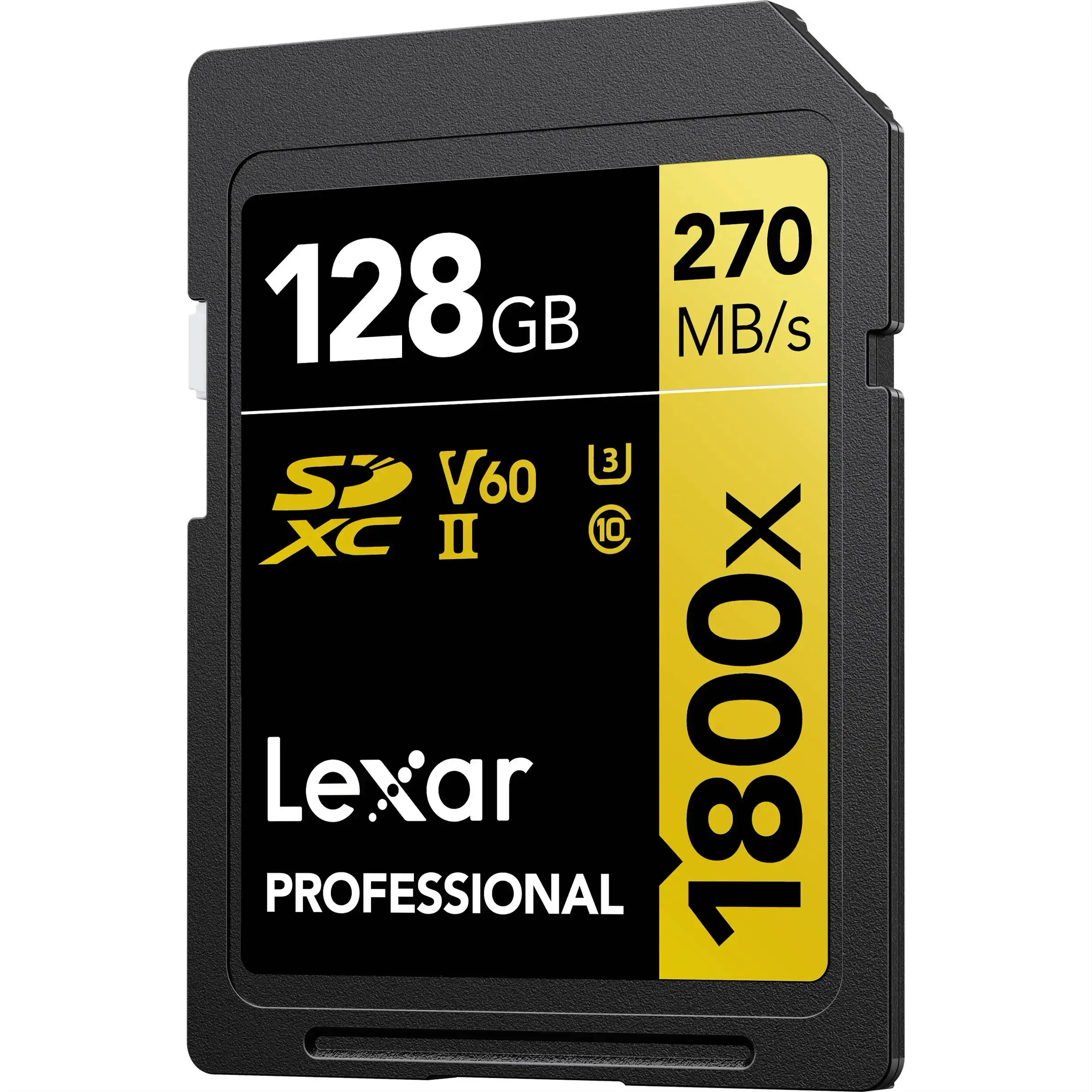 כרטיס זיכרון Lexar 128GB 1800x SDXC™ UHS-II