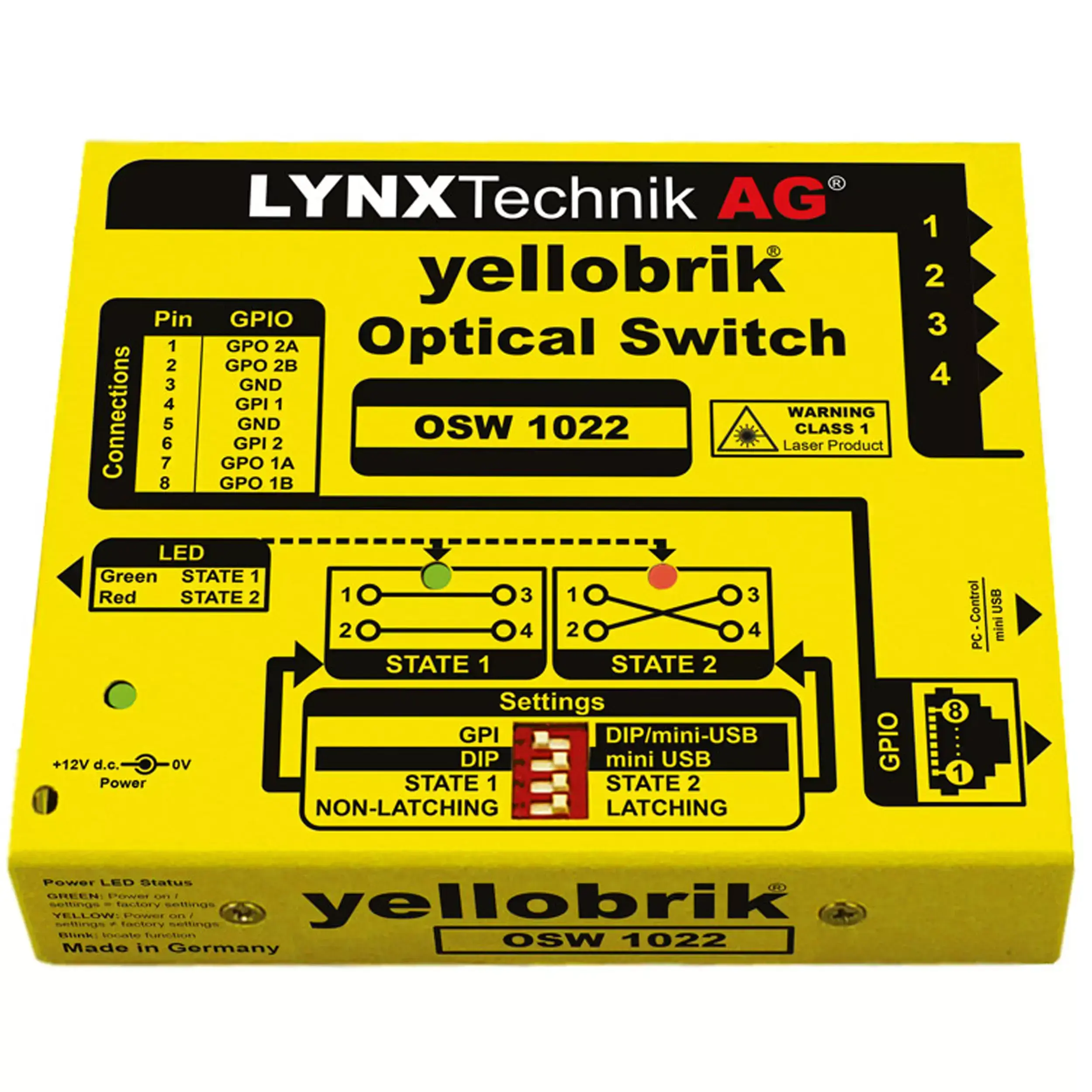 LYNX OSW 1022 2x2 Optical Switch