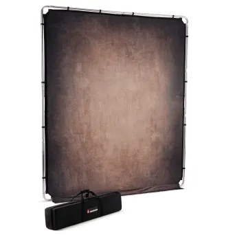 רקע 2X2.3 מטר Manfrotto EzyFrame Vintage Walnut