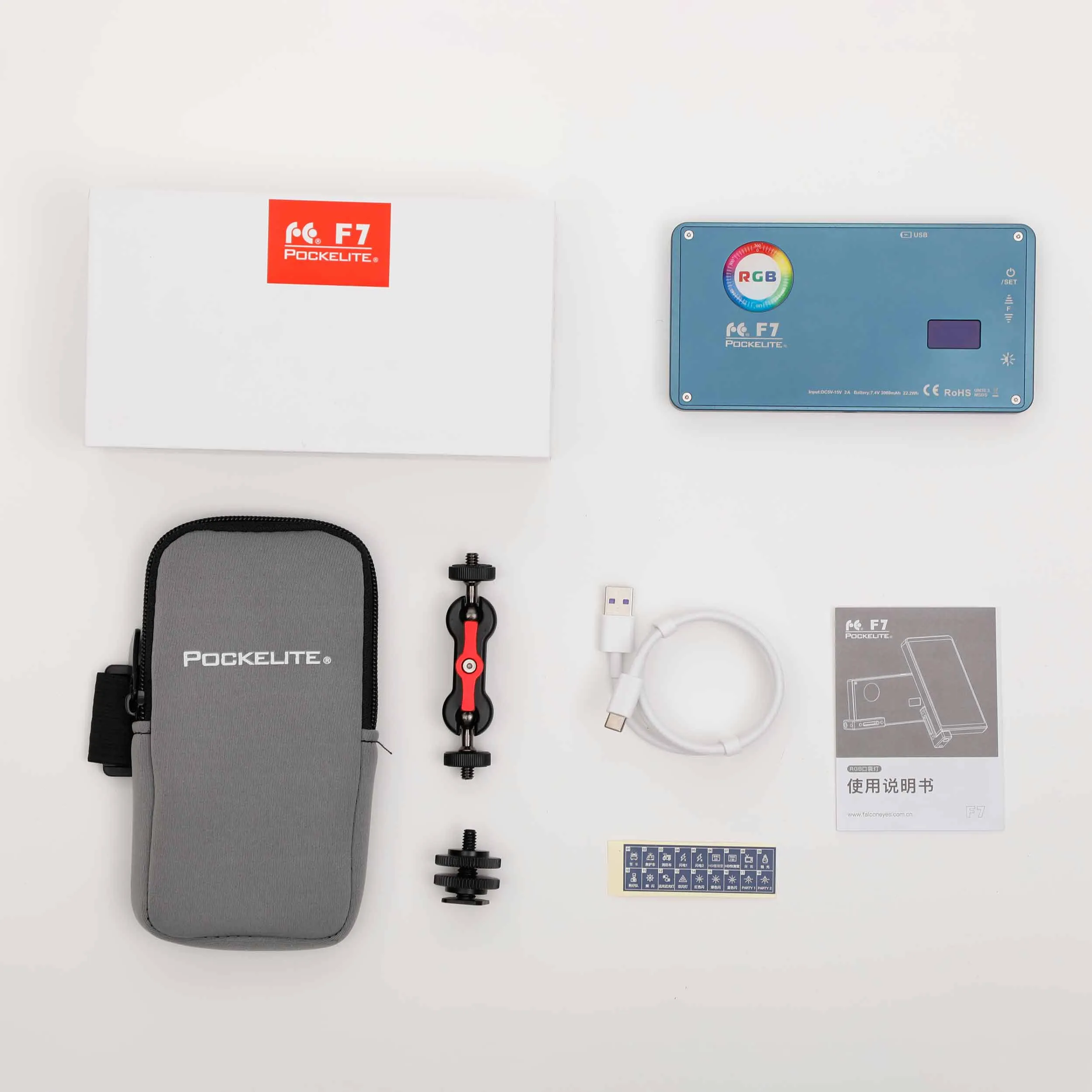 פנס לד פוקט Falcon Eyes Pocketlite F7